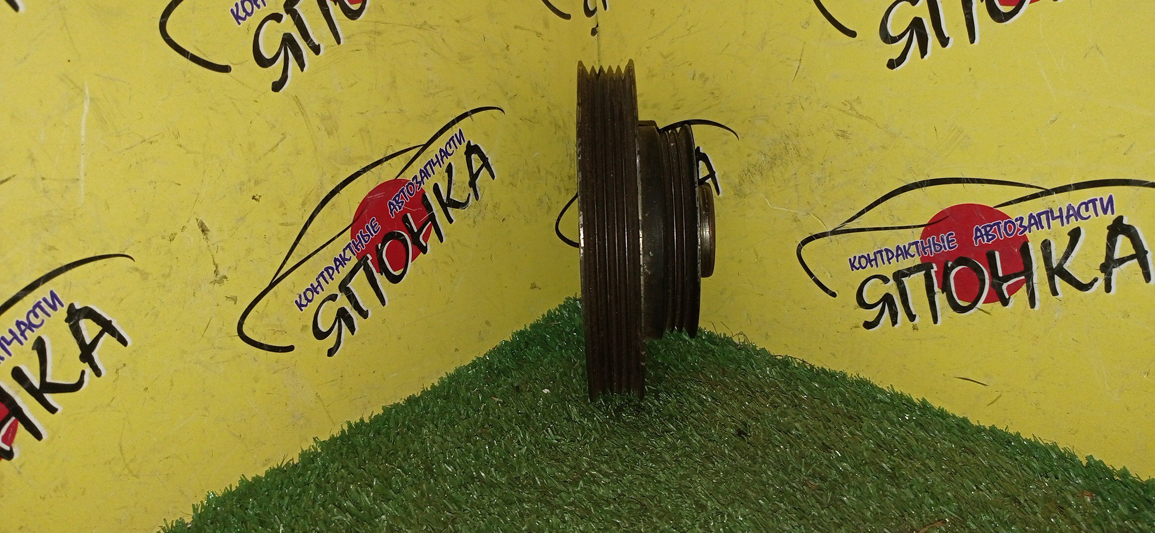 ШКИВ КОЛЕНВАЛА/NIS/CR12/CR14/2 РЕМНЯ/3*5 РУЧ.