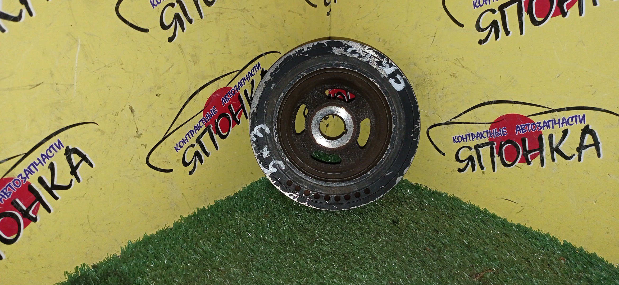 ШКИВ КОЛЕНВАЛА/NIS/CR12/CR14/2 РЕМНЯ/3*5 РУЧ.