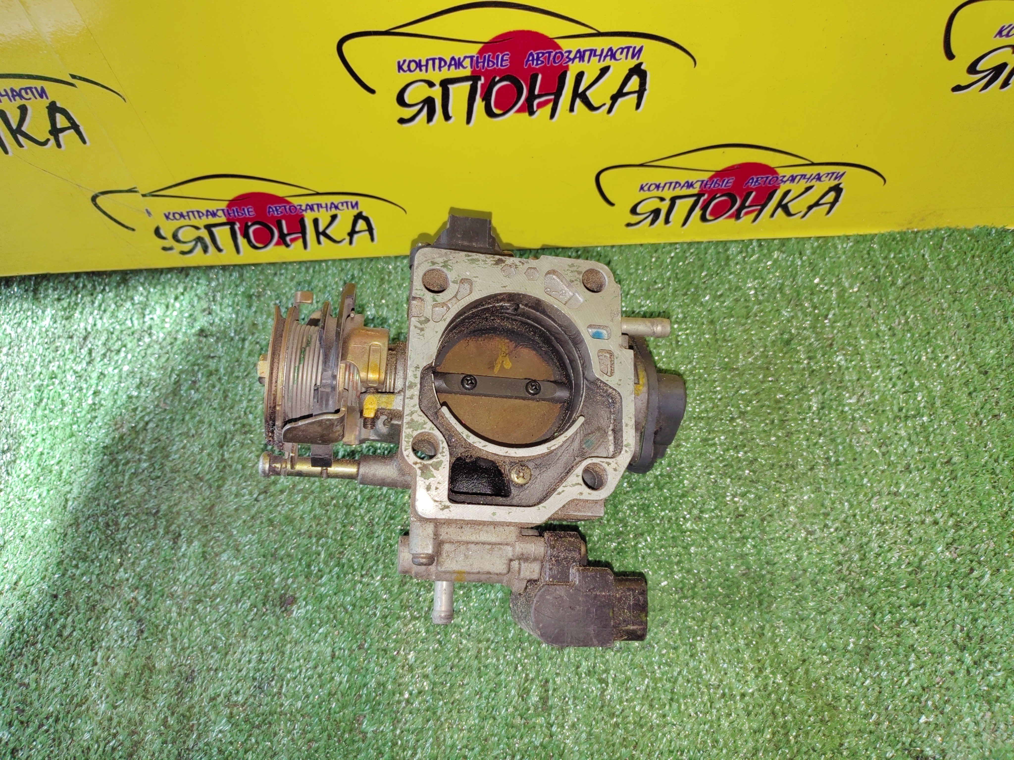 ЗАСЛОНКА ДРОССЕЛЬНАЯ/HON/J30A/МЕХАНИЧ./3 КОНТАКТА * 3 ФИШКИ (2 КРУГЛЫЕ)(1 ОВАЛ)