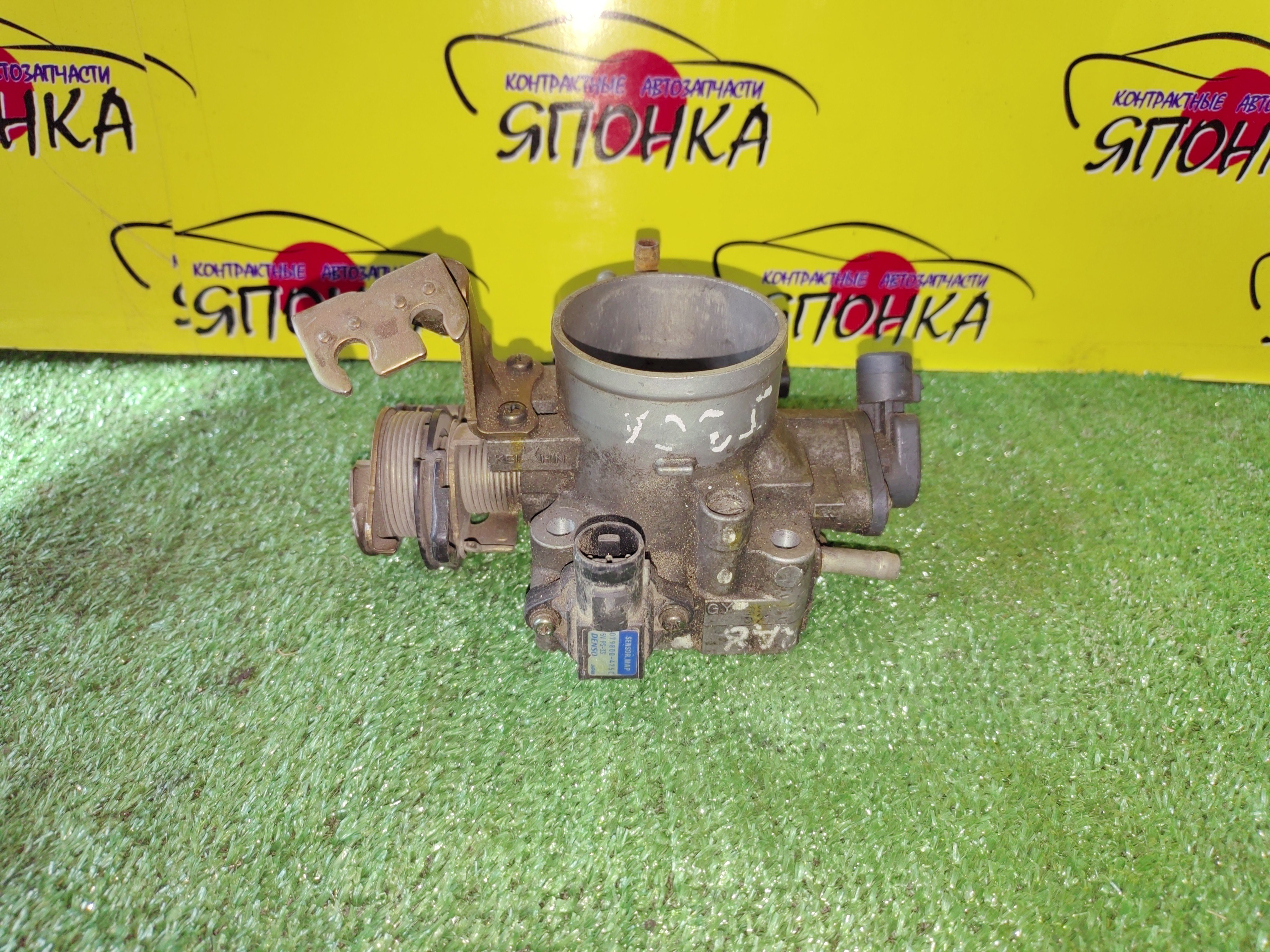 ЗАСЛОНКА ДРОССЕЛЬНАЯ/HON/J30A/МЕХАНИЧ./3 КОНТАКТА * 3 ФИШКИ (2 КРУГЛЫЕ)(1 ОВАЛ)