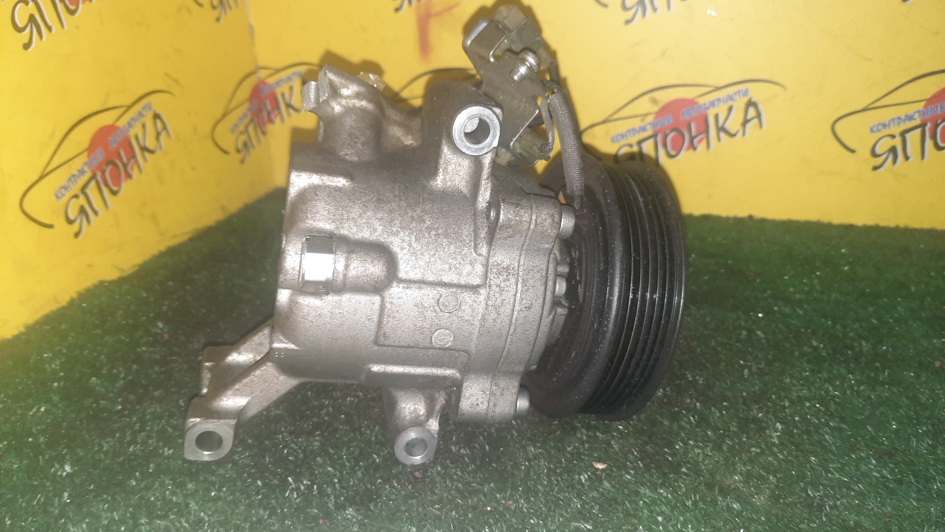 КОМПРЕССОР КОНДИЦИОНЕРА/TOY/1KR-FE/K3-VE/BOON/PASSO/KGC10/KGC15/KGC30/KGC35/M300S/M301S/M310S/M600S/M610S/QNC10/ЖЕЛЕЗНЫЙ ШКИВ/ТРУБКИ С РАЗНЫХ СТОРОН/4472605550/4472605053/4472803150
