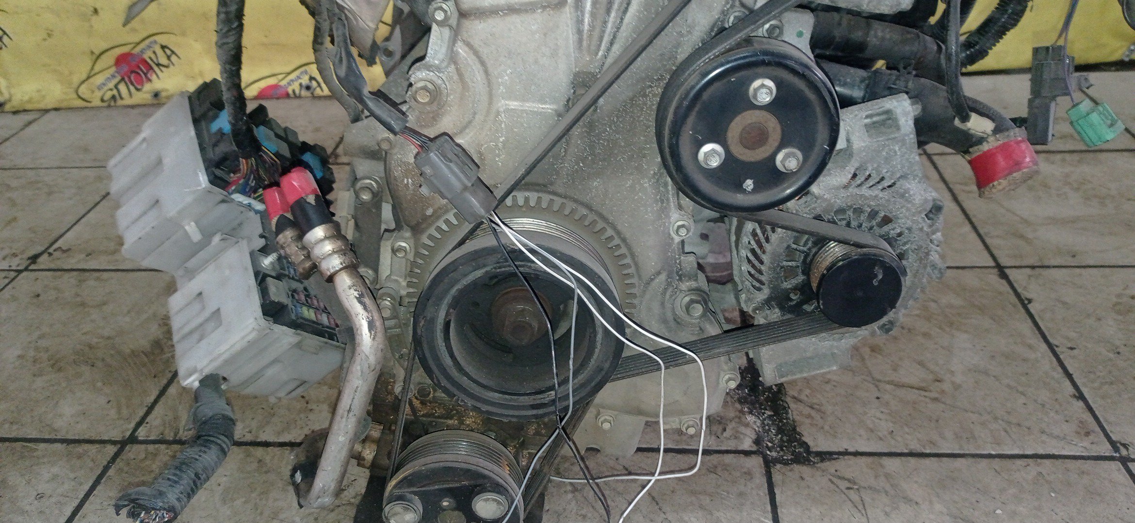 ДВС/MAZ/LF-VE/ATENZA/ATENZA WAGON/AXELA/MAZDA6/PREMACY/BKEP/BLEAP/BLEAW/CREW/GGEP/GHEFP/GHEFS/GHEFW/КАТУШКИ СВЕРХУ/ДАТЧИКА VVTI/ЩУП ЧЕРЕЗ ГОЛОВУ/КОМПРЕССОР НА ПОДДОНЕ