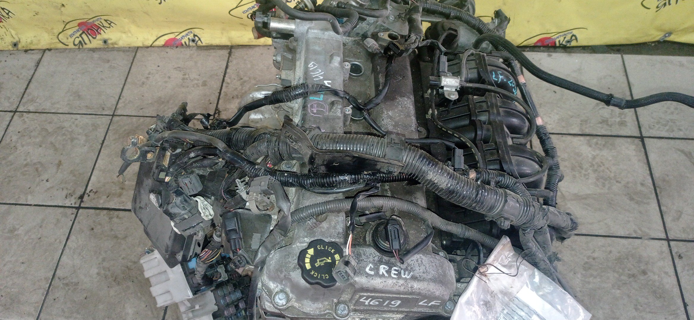 ДВС/MAZ/LF-VE/ATENZA/ATENZA WAGON/AXELA/MAZDA6/PREMACY/BKEP/BLEAP/BLEAW/CREW/GGEP/GHEFP/GHEFS/GHEFW/КАТУШКИ СВЕРХУ/ДАТЧИКА VVTI/ЩУП ЧЕРЕЗ ГОЛОВУ/КОМПРЕССОР НА ПОДДОНЕ