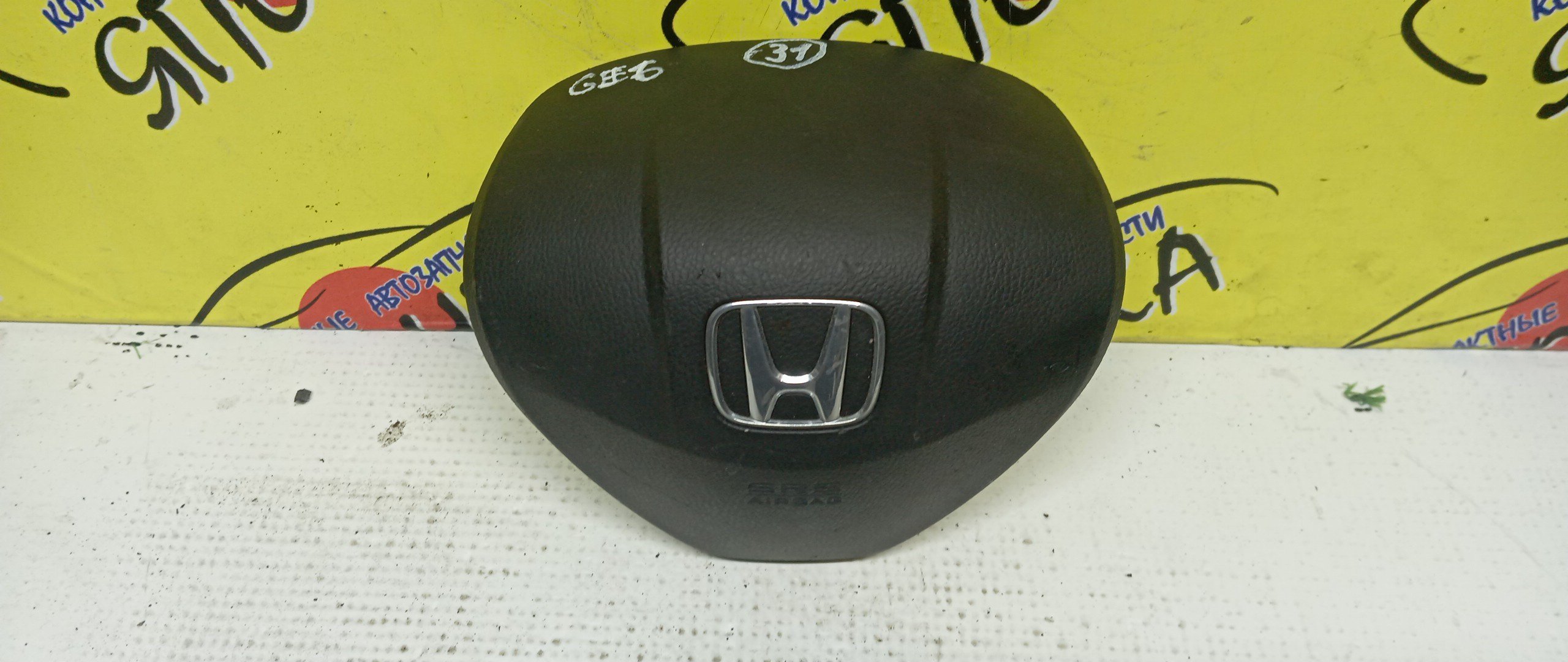 AIRBAG ВОДИТЕЛЬСКИЙ/HON/CIVIC/CIVIC HYBRID/FIT/FIT SHUTTLE/STREAM/FD1/FD2/FD3/FD7/GE6/GE7/GE8/GE9/GG7/GG8/GP1/GP2/GP4/RN6/RN7/RN8/RN9/БЕЗ ЗАРЯДА/3 ЛУЧА/77810SNBN80ZA