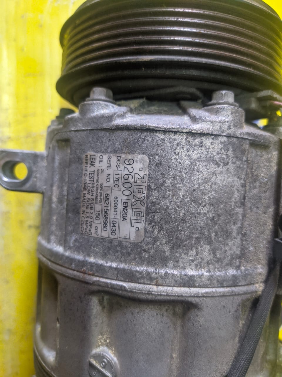 КОМПРЕССОР КОНДИЦИОНЕРА/NIS/MR20-DD/MR20-DE/LAFESTA/SERENA/X-TRAIL/B30/C25/C26/CC25/CNC25/FC26/FNC26/HFC26/NB30/NC25/NC26/NT31/T31/92600EN20A