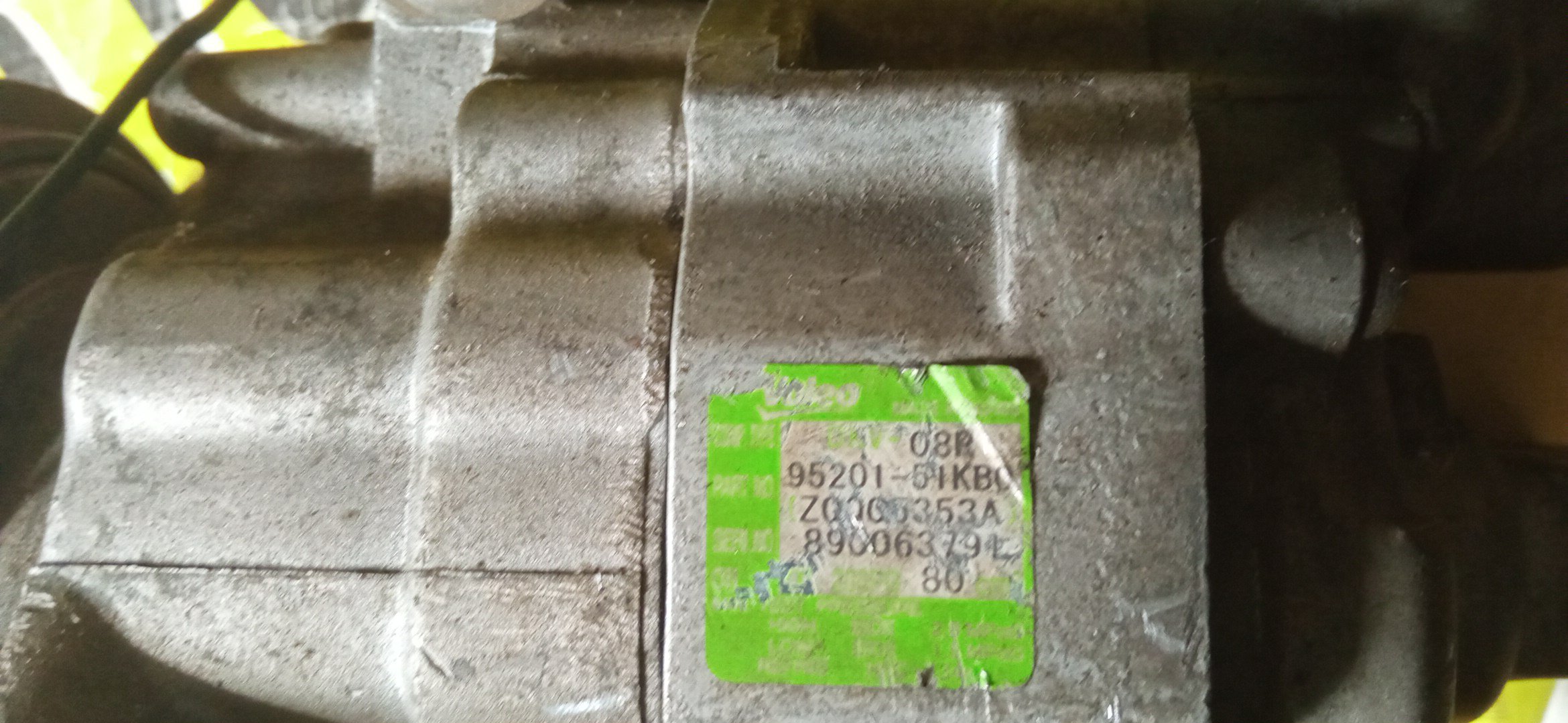 КОМПРЕССОР КОНДИЦИОНЕРА/SUZ/K12B/SWIFT/ZC71S/ТРУБКИ РЯДОМ/9520151KB0