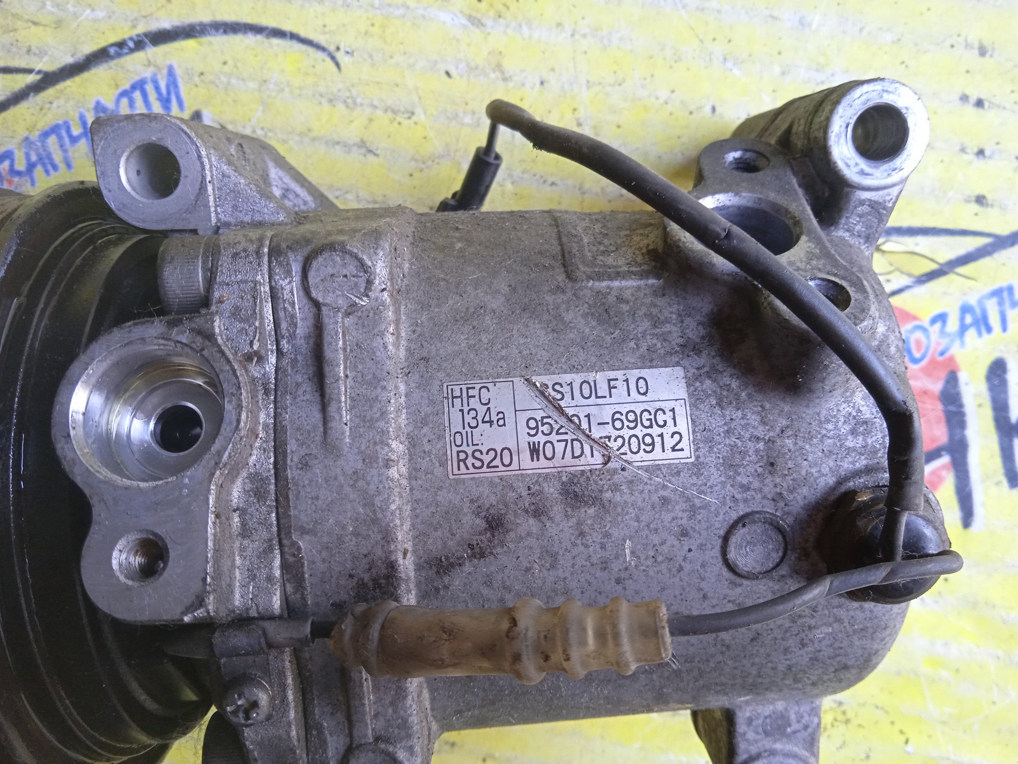 КОМПРЕССОР КОНДИЦИОНЕРА/SUZ/M13A/M15A/CHEVROLET CRUZE/KEI/SWIFT/HR51S/HR52S/HR81S/HR82S/HT51S/HT81S/95201-69GC1