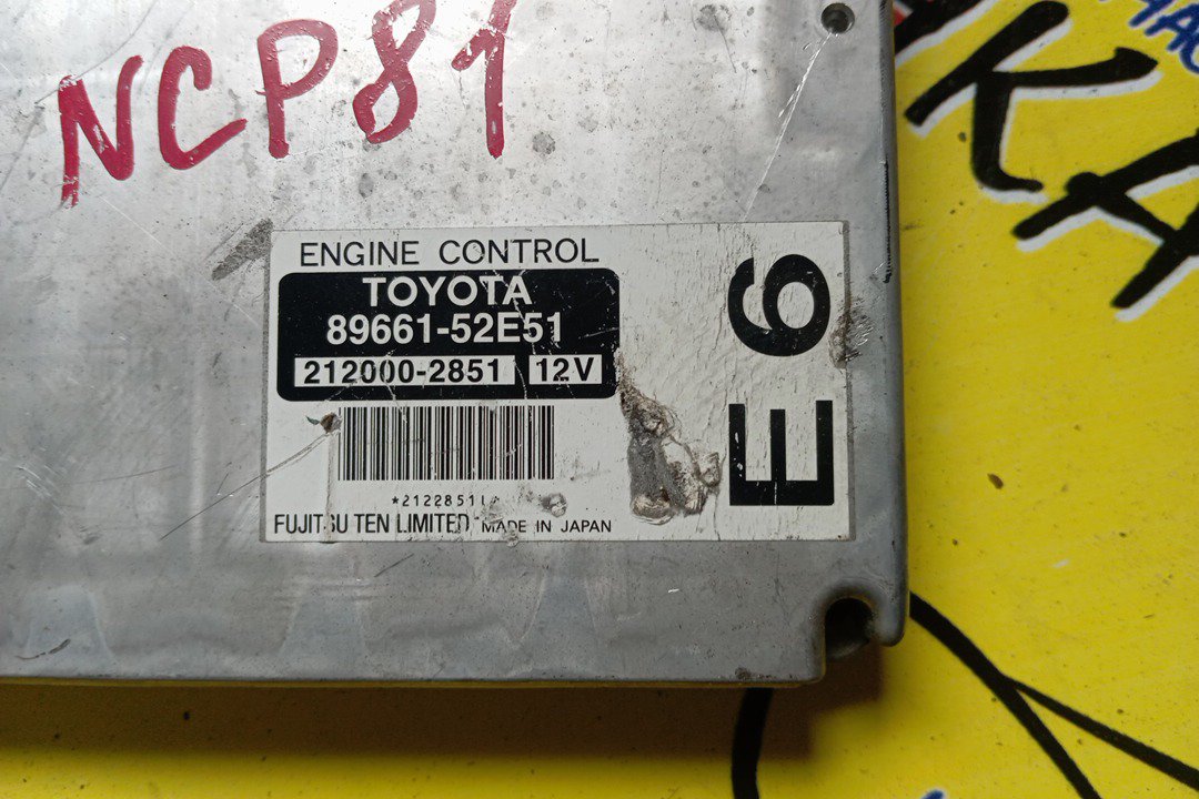 БЛОК EFI/TOY/SIENTA/1NZ/NCP81/NCP81G/89661-52E51