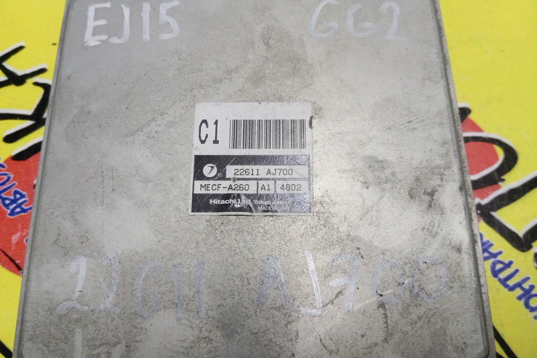 БЛОК EFI/SUB/IMPREZA/GG2/GD2/EJ20/22611 AJ700/МКПП