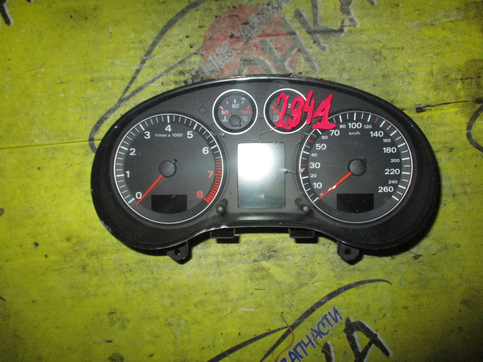 ЩИТОК ПРИБОРОВ/AUDI/A3/8P/С ТАХОМЕТРОМ