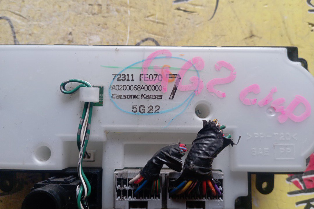 БЛОК КЛИМАТ-КОНТРОЛЯ/SUB/IMPREZA/GD2/GD3/GDA/GG2/GG3/GGA/ЭЛЕКТРО/2 МОДЕЛЬ