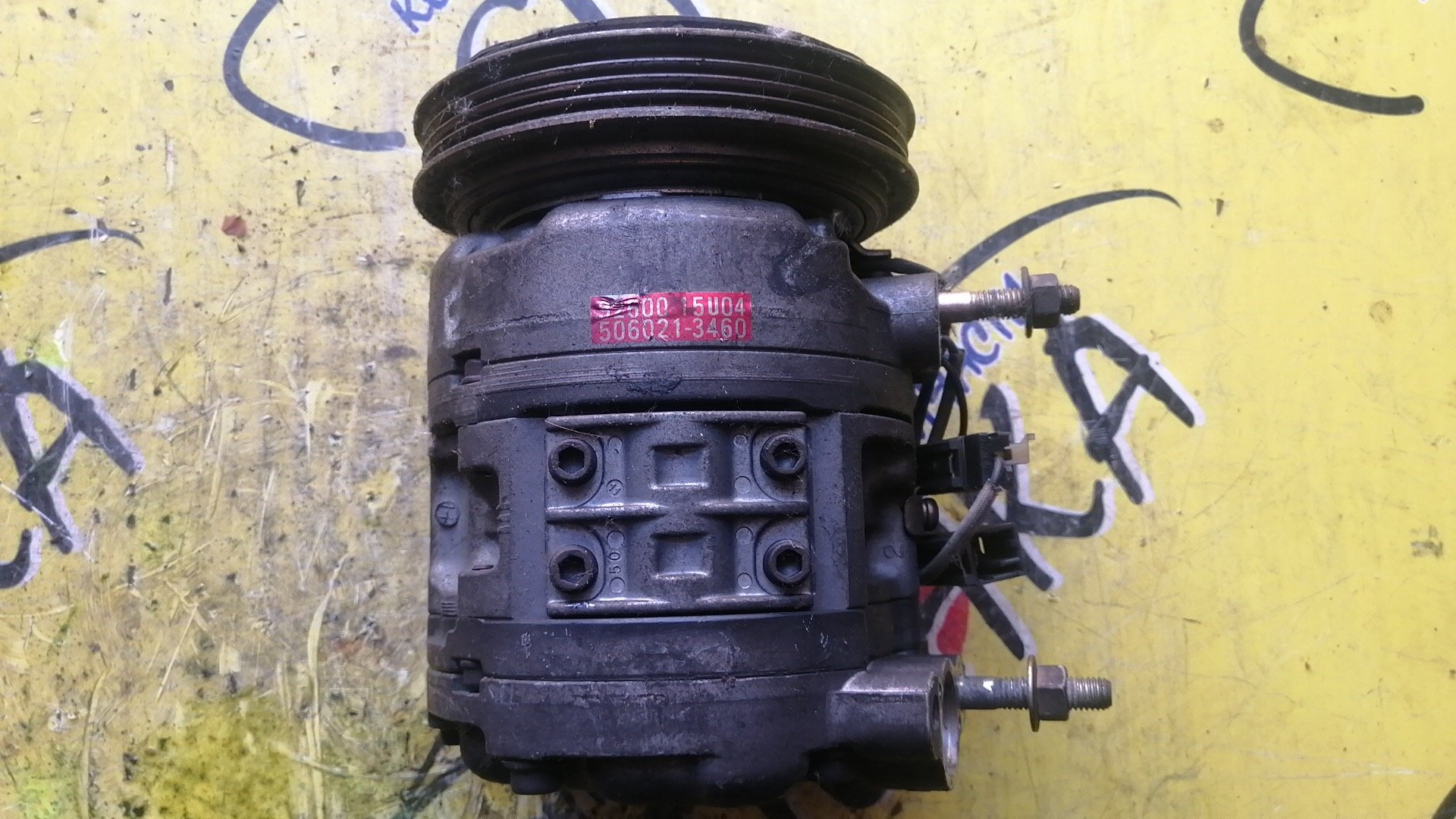 КОМПРЕССОР КОНДИЦИОНЕРА/NIS/RB25DET/RB25DE/RB20E/LAUREL/SKULINE/HC35/GNC35/GCC35/GC35/HR34/BNR34/4 УХА 4 РУЧЬЯ/ТРУБКИ НА РАССТОЯНИИ/92600AA001/92600AA004/5062214120