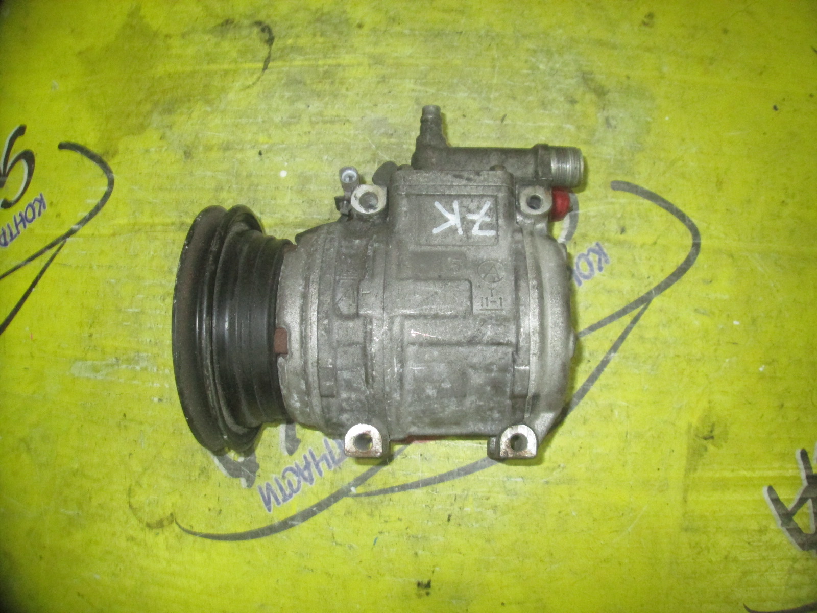 КОМПРЕССОР КОНДИЦИОНЕРА/TOY/7K/LITE ACE/NOAH/TOWN ACE/KR42/КЛИНОВОЙ/4472001822/4472001323