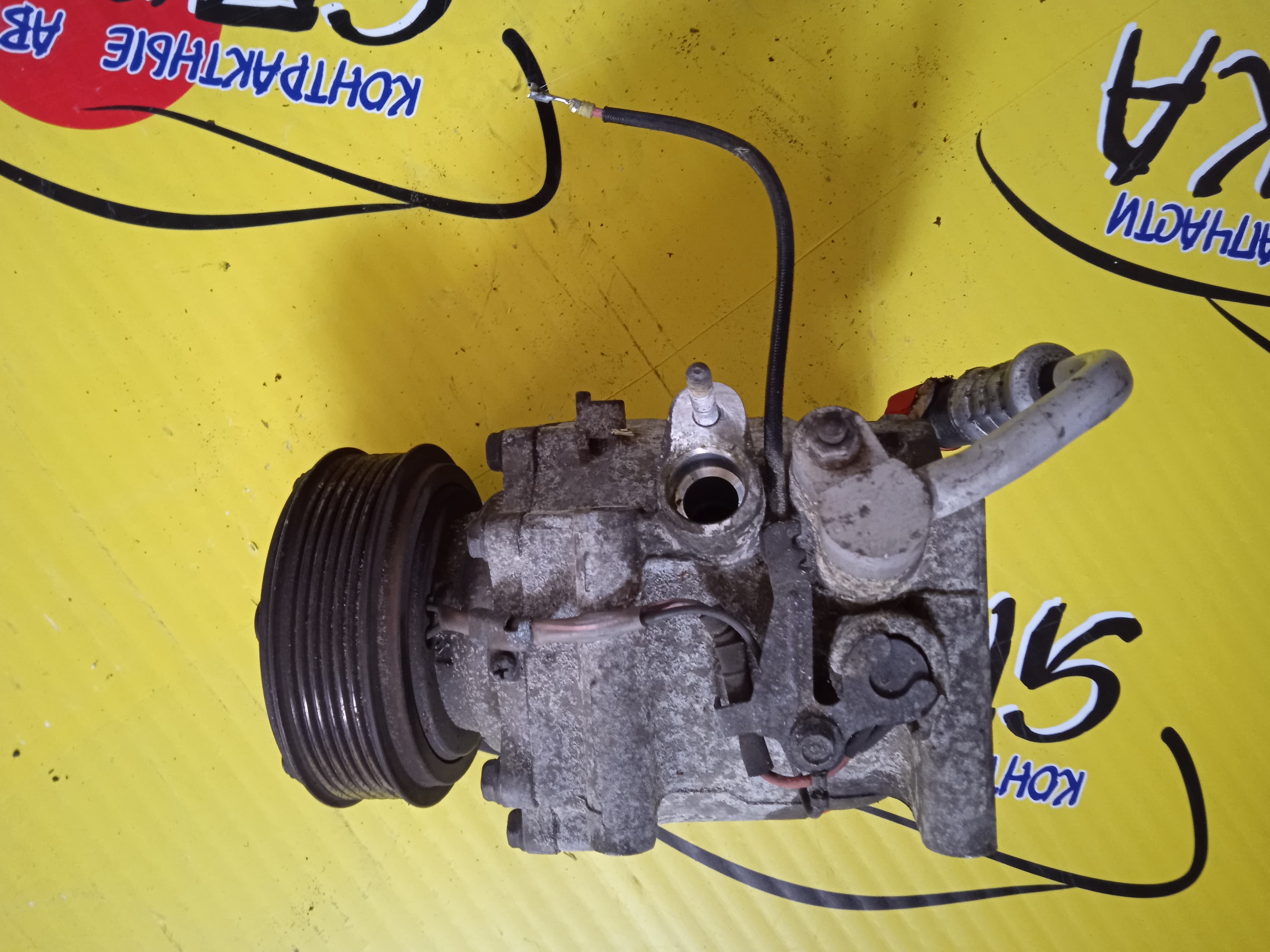 КОМПРЕССОР КОНДИЦИОНЕРА/HON/D13B/D15B/D17A/CIVIC/CIVIC FERIO/EDIX/FR-V/STREAM/BE1/BE2/EN2/ES1/ES2/ES3/ET2/EU1/EU2/EU3/EU4/RN1/RN2/6 РУЧ./ТРУБКИ РЯДОМ/38810PLC006/38810RJH006/38900PSA006