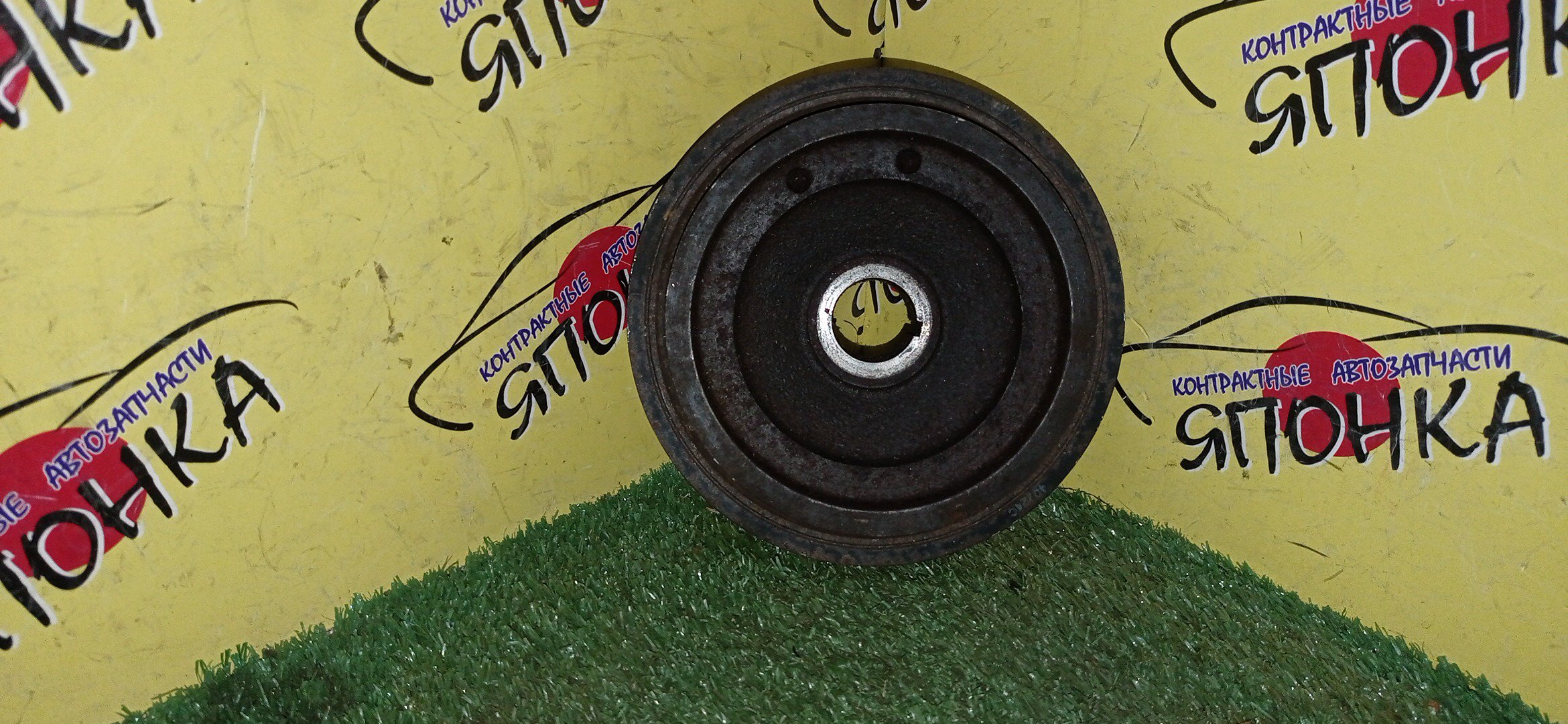 ШКИВ КОЛЕНВАЛА/NIS/QG13/QG15/QG18/2 РЕМНЯ/6*3 РУЧ.