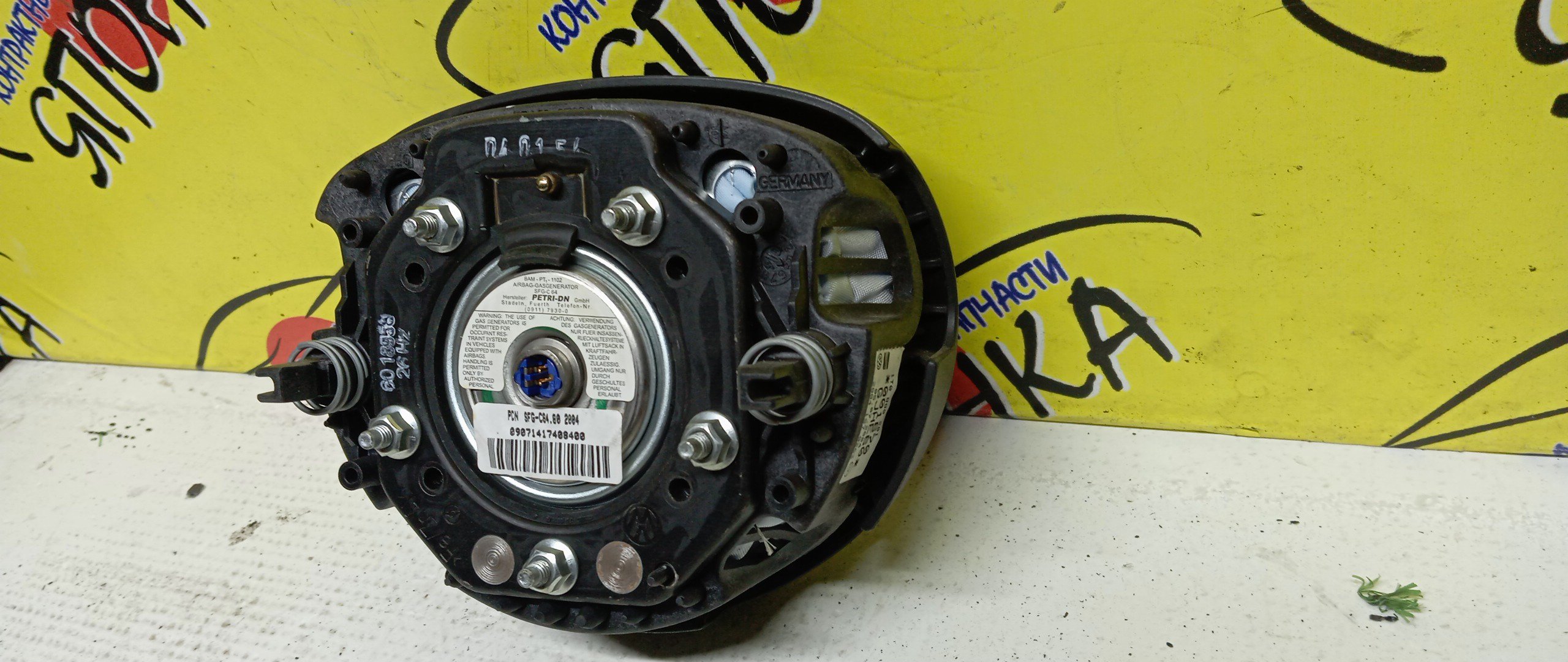 AIRBAG ВОДИТЕЛЬСКИЙ/VW/TOURAN/1T1/1T2/1T0880201A/1T0880201D