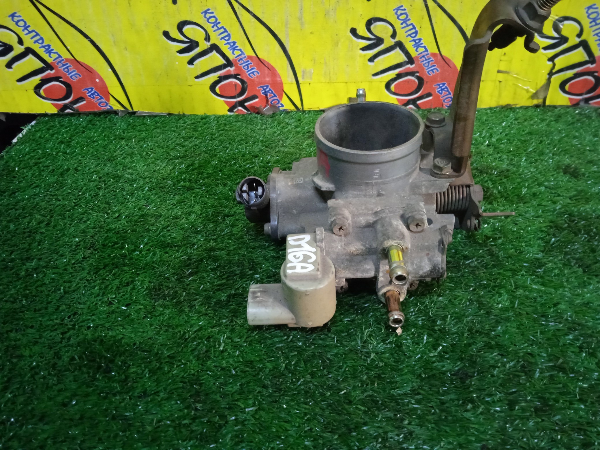 ЗАСЛОНКА ДРОССЕЛЬНАЯ/HON/D16A/МЕХАНИЧ./3 КОНТАКТА * 2 ФИШКИ/УЦЕНКА