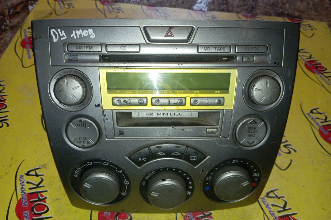 БЛОК КЛИМАТ-КОНТРОЛЯ/MAZ/DEMIO/DY3R/DY3W/DY5R/DY5W/ЭЛЕКТРО/С МАГНИТОЛОЙ/1 МОДЕЛЬ