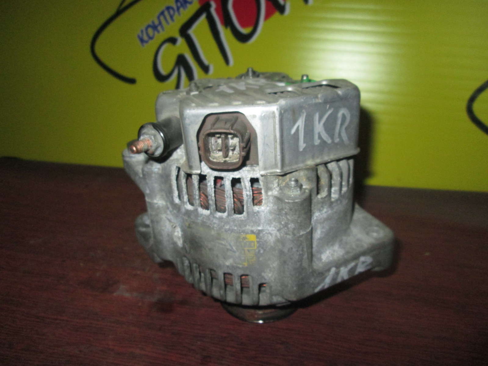 ГЕНЕРАТОР/TOY/1KR/VITZ/BELTA/KSP90/KSP92/KSP96/БЕЗ МУФТЫ/4 КОНТАКТА/6РУЧИКОВ