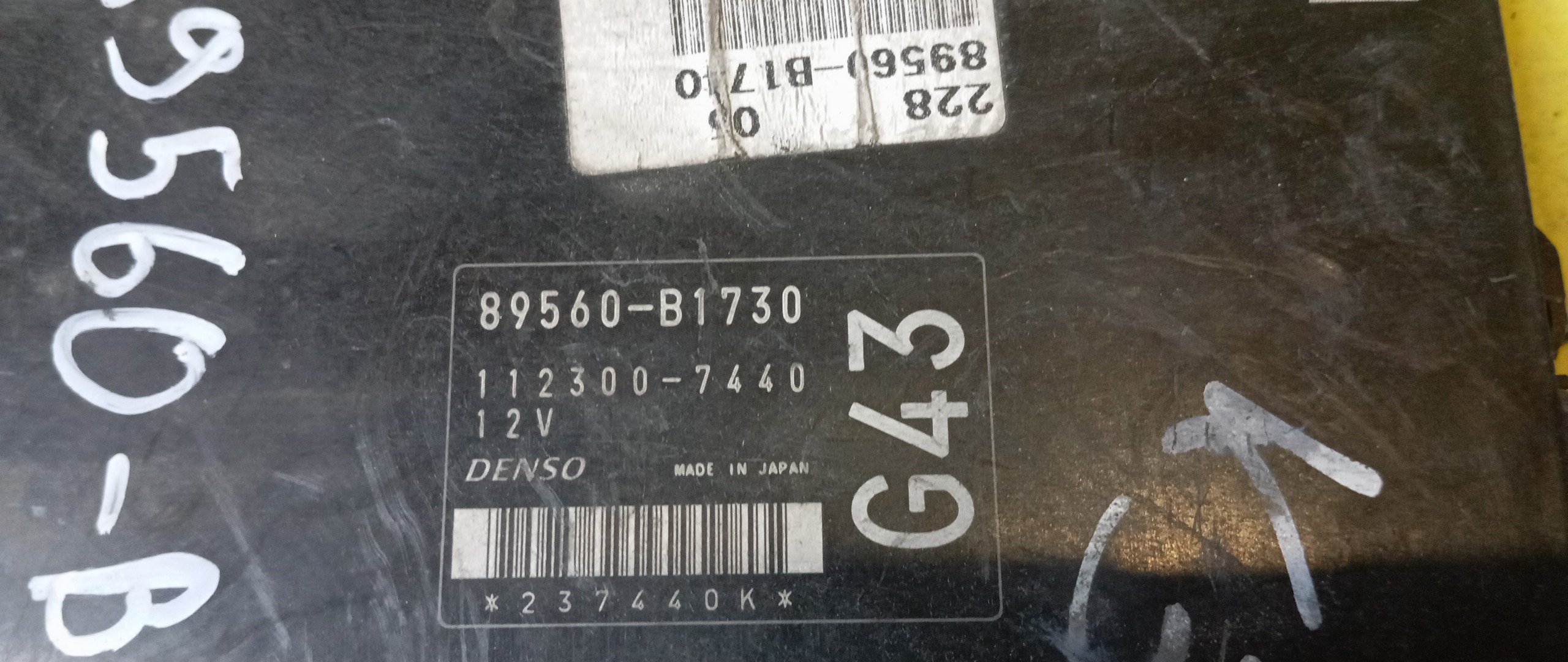 БЛОК EFI/TOY/DAIHATSU BOON/PASSO/M301S/QNC10/K3-VE/89560B1730