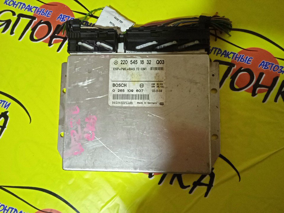 БЛОК УПРАВЛЕНИЯ ESP+PML+BAS/MERC/S-CLASS/W220/220 545 18 32/0 265 109 607