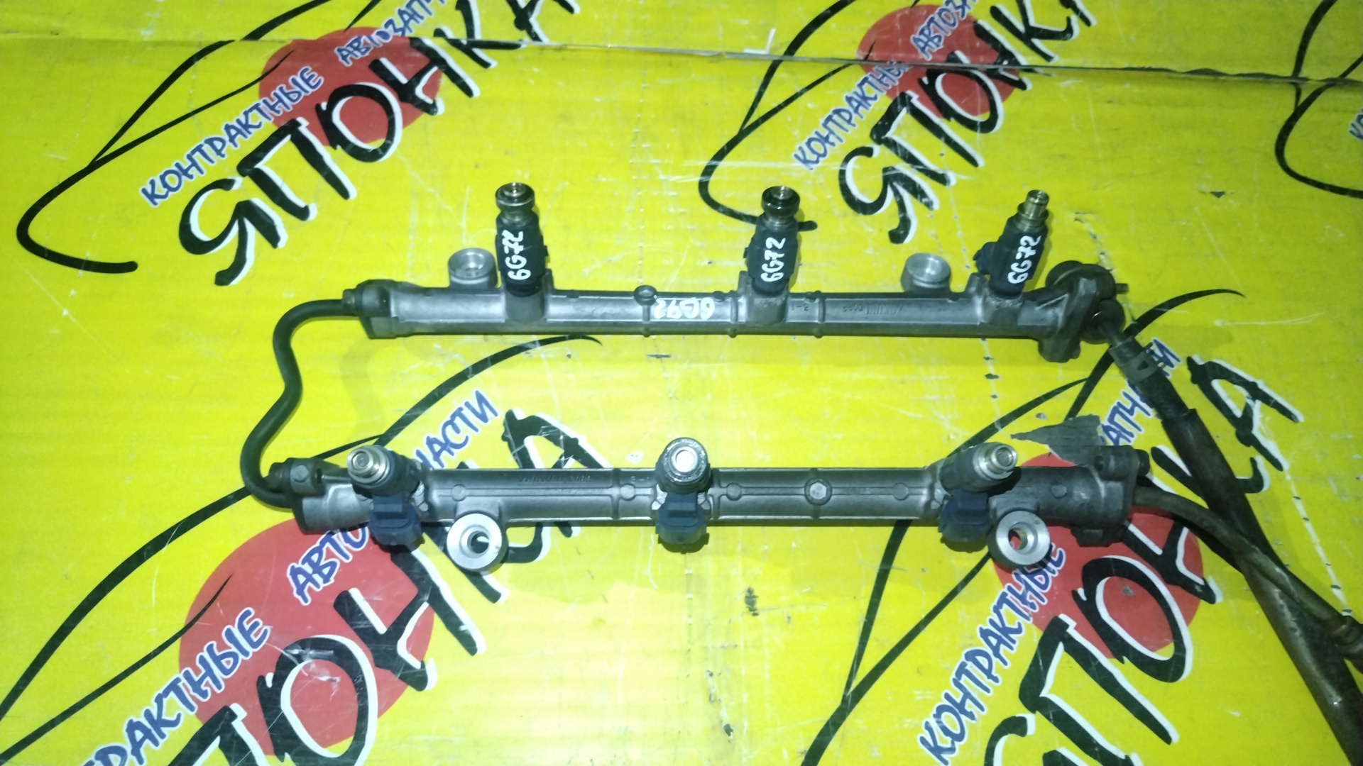 ФОРСУНКА/MMC/CHALLENGER/CHARIOT GRANDIS/DEBONAIR/DELICA/DIAMANTE/ECLIPSE/GTO/K96W/N96W/N86W/S22A/PD6W/PE6W/PF6W/D50/Z15A/Z16A/EA8A/6G72/В СБОРЕ С РАМПОЙ 6ШТ/0280155739