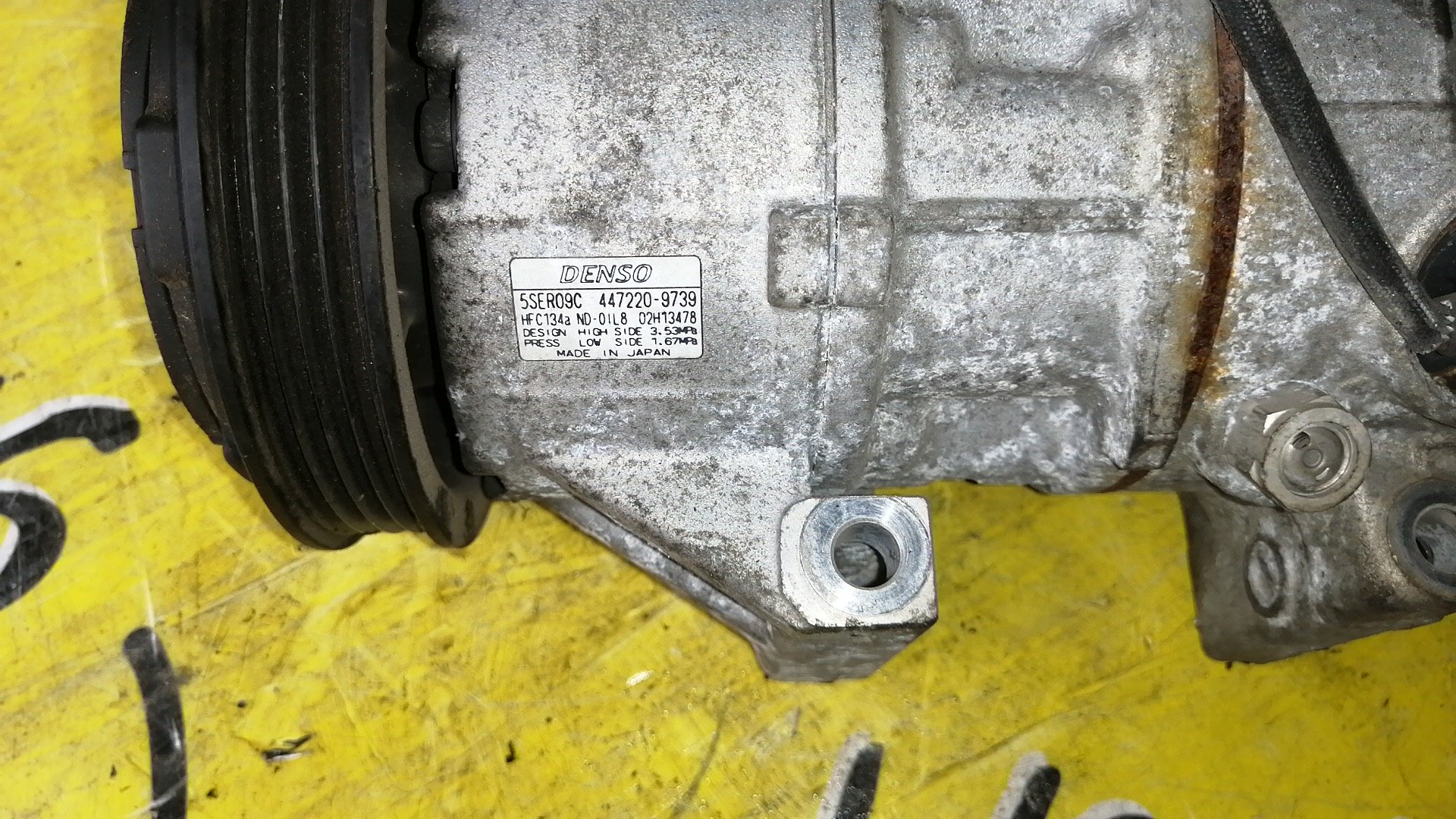 КОМПРЕССОР КОНДИЦИОНЕРА/TOY/1NZ-FE/2NZ-FE/1KR/2SZ/ALLION/AURIS/AXIO/BELTA/FIELDER/IST/PREMIO/RUMION/VITZ/RACTIS/NCP91/NCP95/NCP96/NCP110/NCP115/NZE141/NZE144/NZT260/NZE151/NZE154/NCP81/KSP90/SCP100/МАЛЫЙ/ПЛАСТИКОВЫЙ ШКИВ/4472209736/4472209739/4472209735/4472209734/4472602332/4472602333/4472209466/4472602331