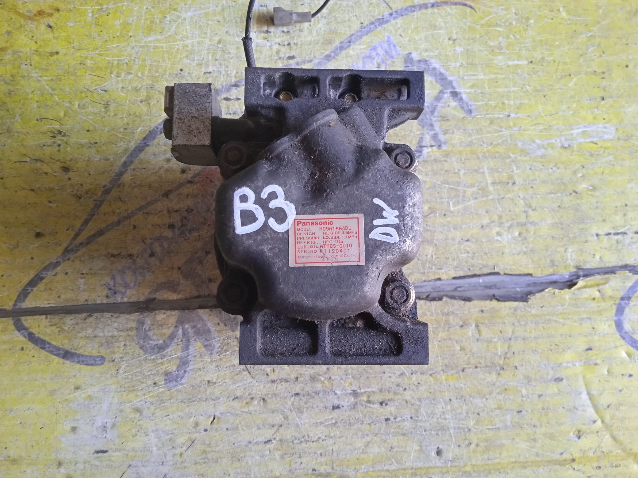 КОМПРЕССОР КОНДИЦИОНЕРА/MAZ/B3/B5/DEMIO/DW3W/DW5W/H09A0AA4HU/H09A1AA4D4