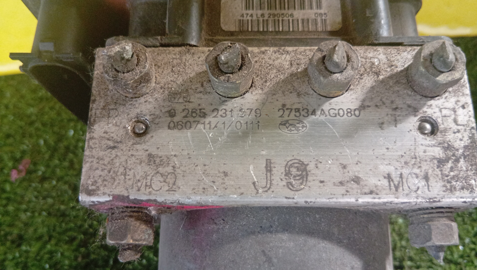 БЛОК ABS/SUB/LEGACY B4/BP5/BP9/BPE/BPH/BL5/BL9/BLE/27534-AG080