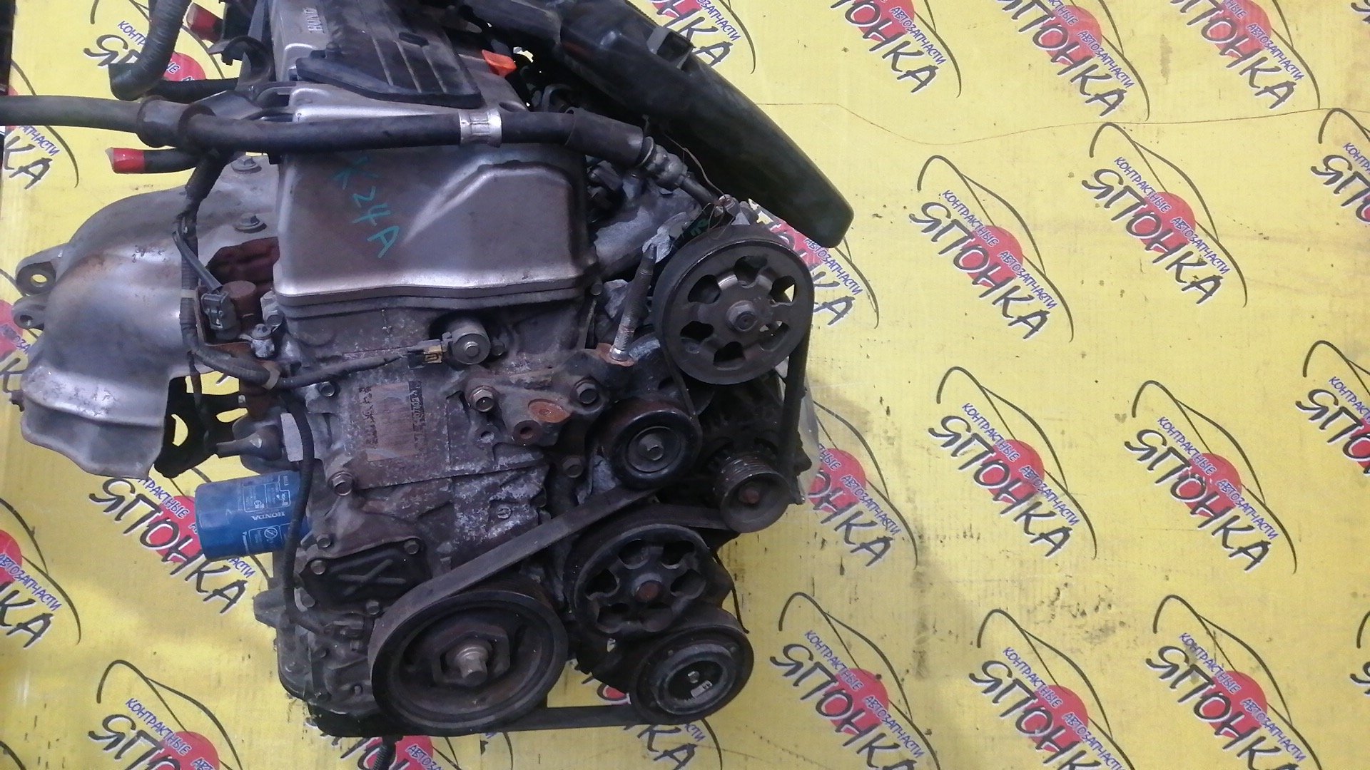 ДВС/HON/K24A/ACCORD/CR-V/ODYSSEY/CM2/CM3/RB1/RB2/RE3/RE4/МЕХ. ДРОССЕЛЬ/МЕТАЛЛИЧЕСКИЙ КОЛЛЕКТОР