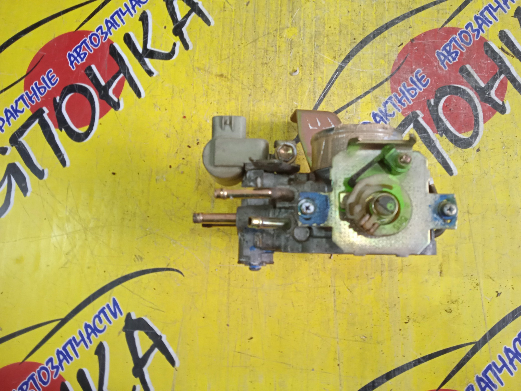 ЗАСЛОНКА ДРОССЕЛЬНАЯ/TOY/4E-FE/5E-FE/CORSA/TERCEL/STARLET/EL41/EL43/EL45/EL51/EL53/EL55/ДПДЗ 3К/КВАДРАТНЫЙ/4 БОЛЬШ И 1 МАЛ ТРУБКА