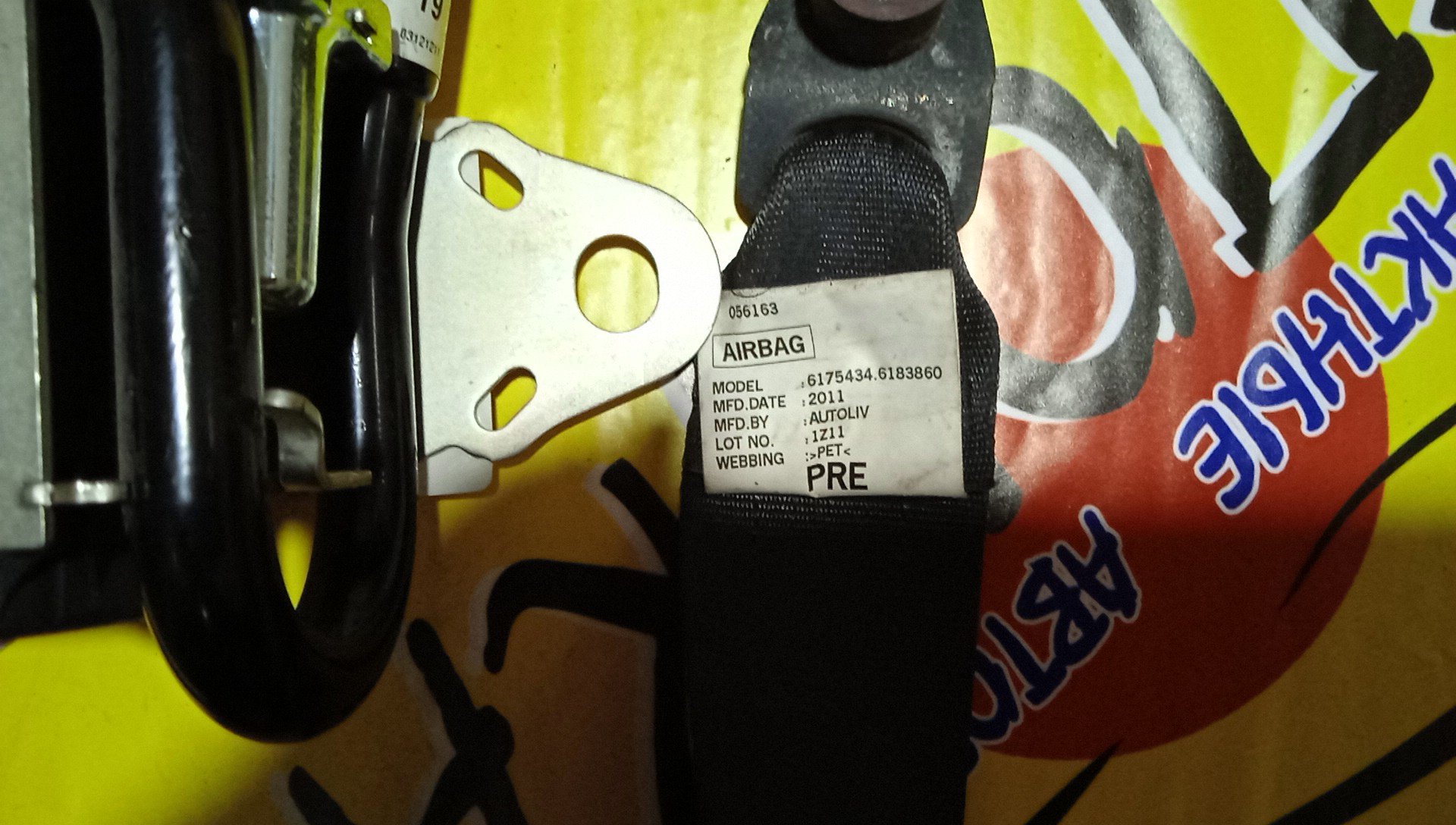 РЕМЕНЬ БЕЗОПАСНОСТИ/NIS/JUKE/YF15/F/R/С ПИРОПАТРОНОМ