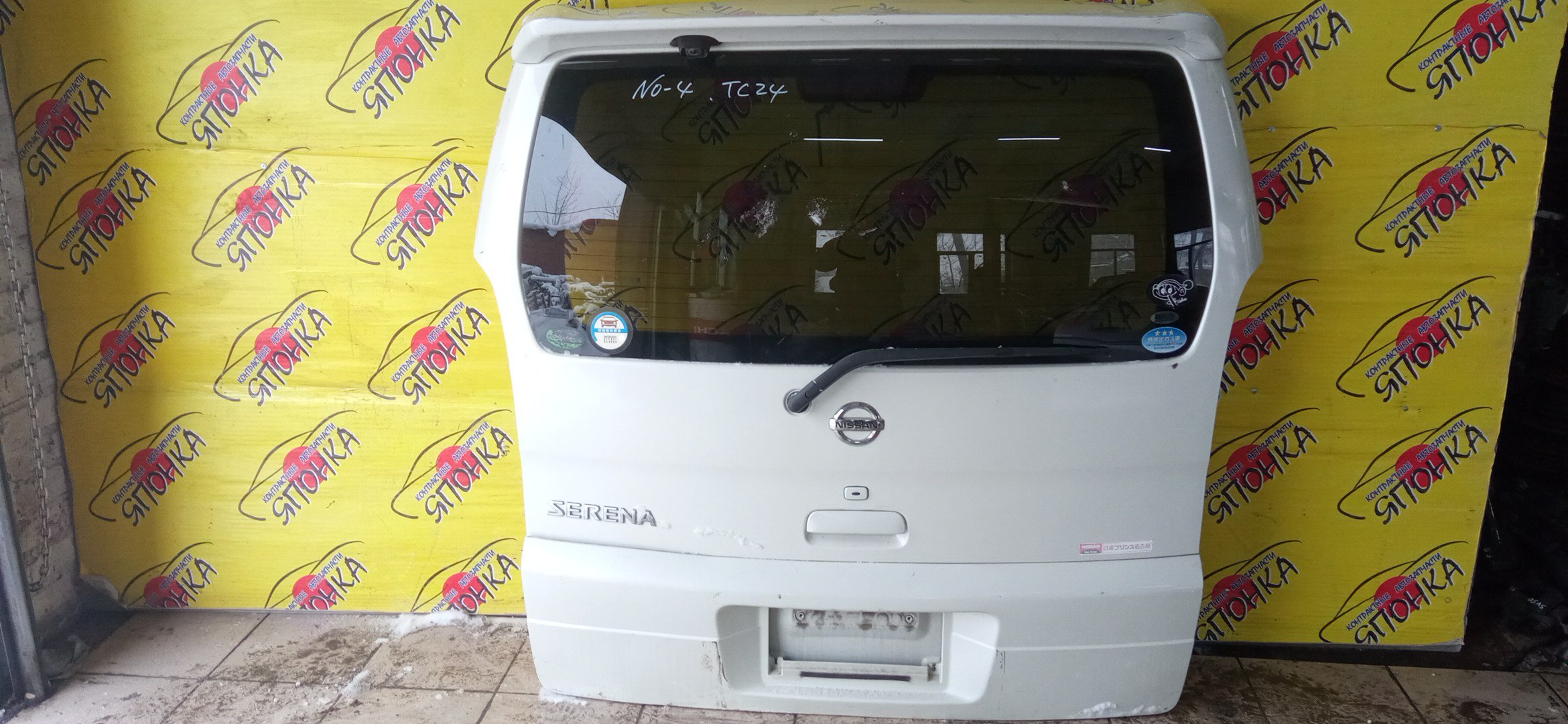 ДВЕРЬ ЗАДНЯЯ/NIS/SERENA/PC24/PNC24/RC24/TC24/TNC24/VC24/VNC24/K0100CX8AM/НИЗКАЯ КРЫША/СО СПОЙЛЕРОМ/2 МОДЕЛЬ