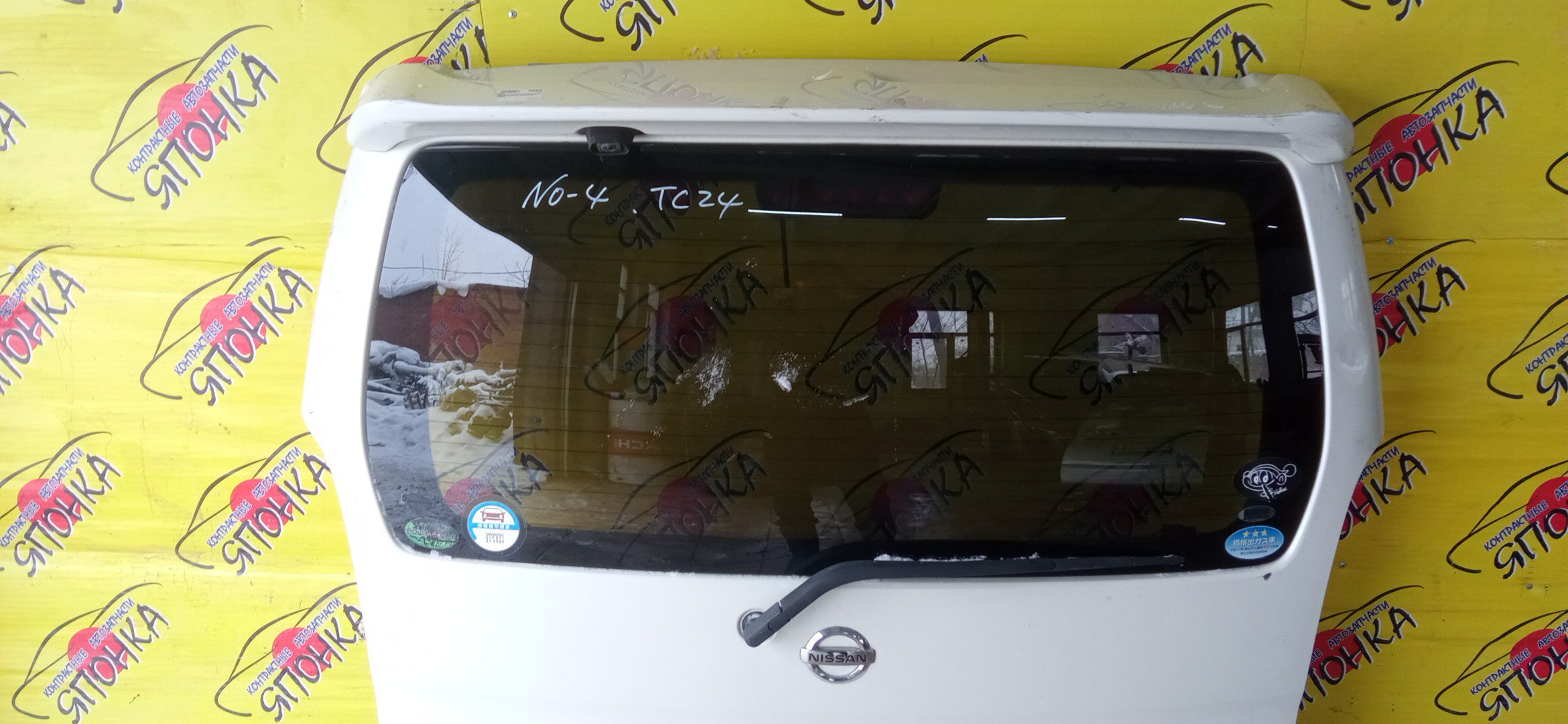 ДВЕРЬ ЗАДНЯЯ/NIS/SERENA/PC24/PNC24/RC24/TC24/TNC24/VC24/VNC24/K0100CX8AM/НИЗКАЯ КРЫША/СО СПОЙЛЕРОМ/2 МОДЕЛЬ