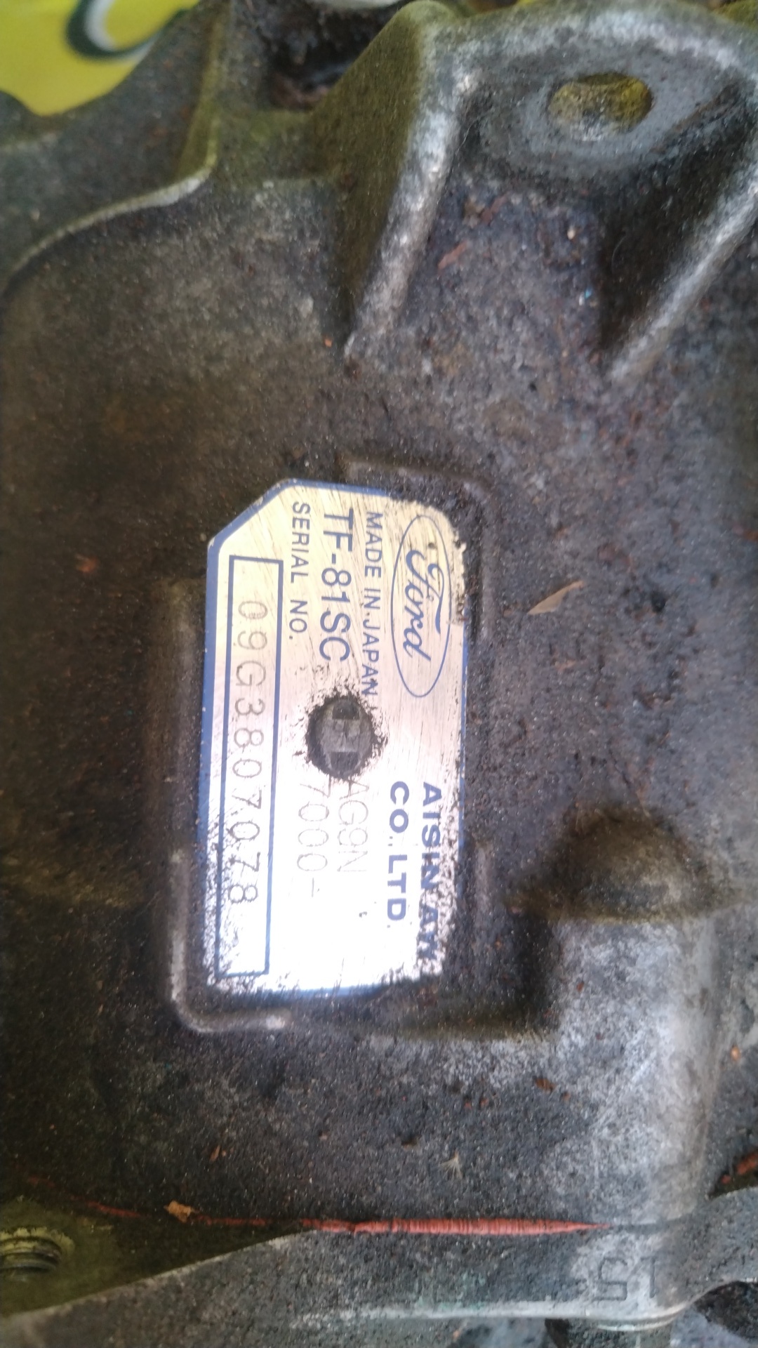 АКПП/LR/B6324S/LAND ROVER FREELANDER/L359/AC9N7000; TF-81SC