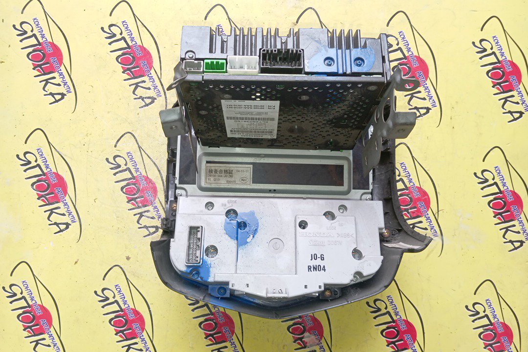 БЛОК КЛИМАТ-КОНТРОЛЯ/HON/FIT/GD1/GD2/GD3/GD4/С МАГНИТОЛОЙ/ЭЛЕКТРО/С ДИСПЛЕЕМ/2 МОДЕЛЬ