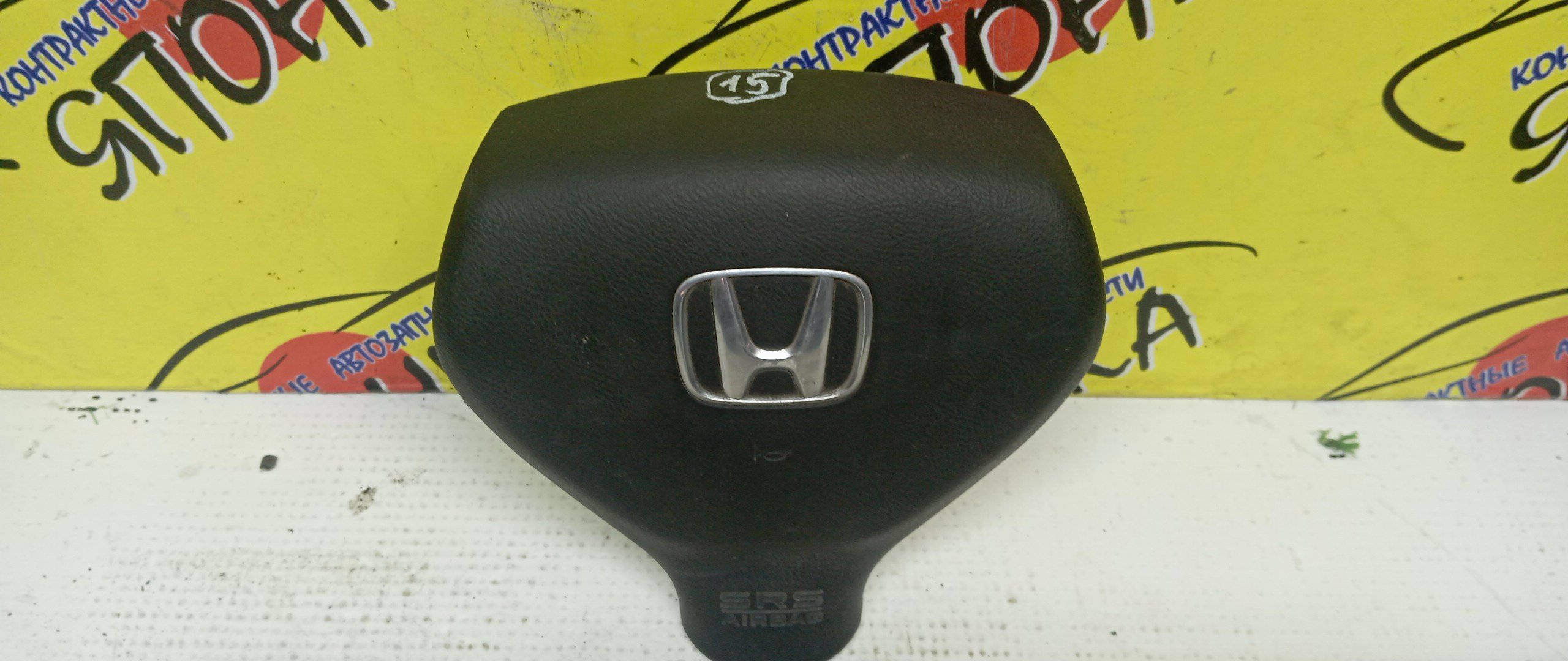 AIRBAG ВОДИТЕЛЬСКИЙ/HON/AIRWAVE/FIT/FIT ARIA/MOBILIO SPIKE/PARTNER/GD1/GD2/GD3/GD4/GD6/GD7/GD8/GD9/GJ1/GJ2/GJ3/GJ4/GK1/GK2/В РУЛЬ/ПУСТОЙ/2 МОДЕЛЬ