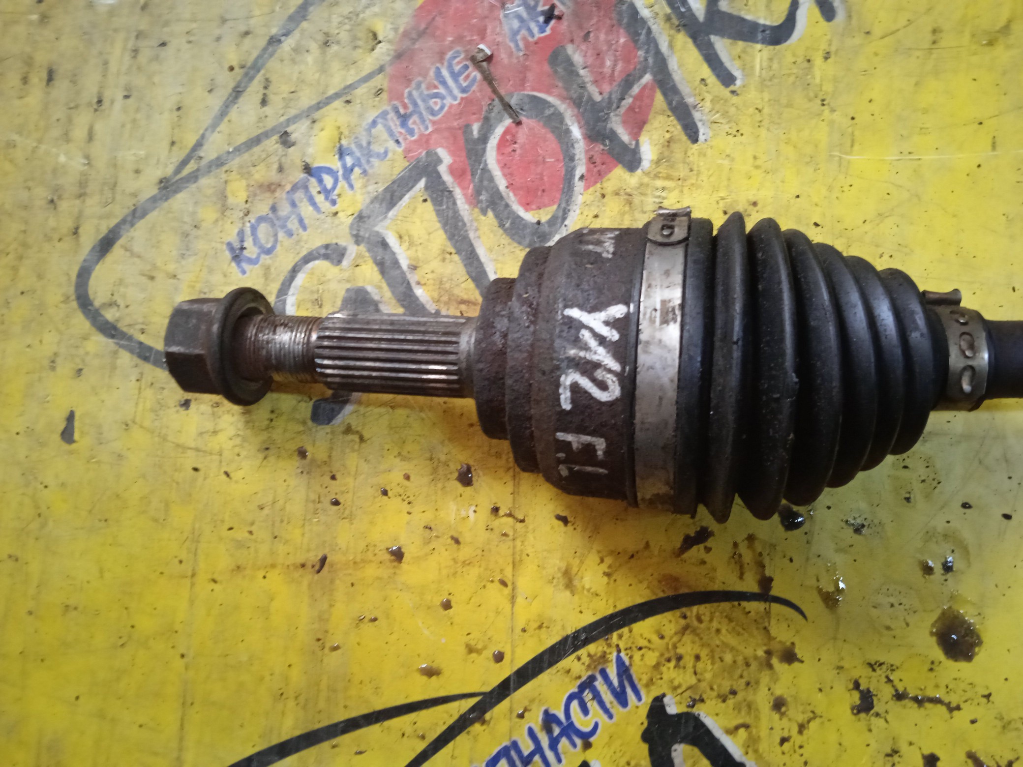 ПРИВОД/NIS/CUBE/NZ12/Z12/Y12/HR15/CVT/БЕЗ ABS/ШЛИЦ 2.5 СМ/RE0F11A-GM38/F/L