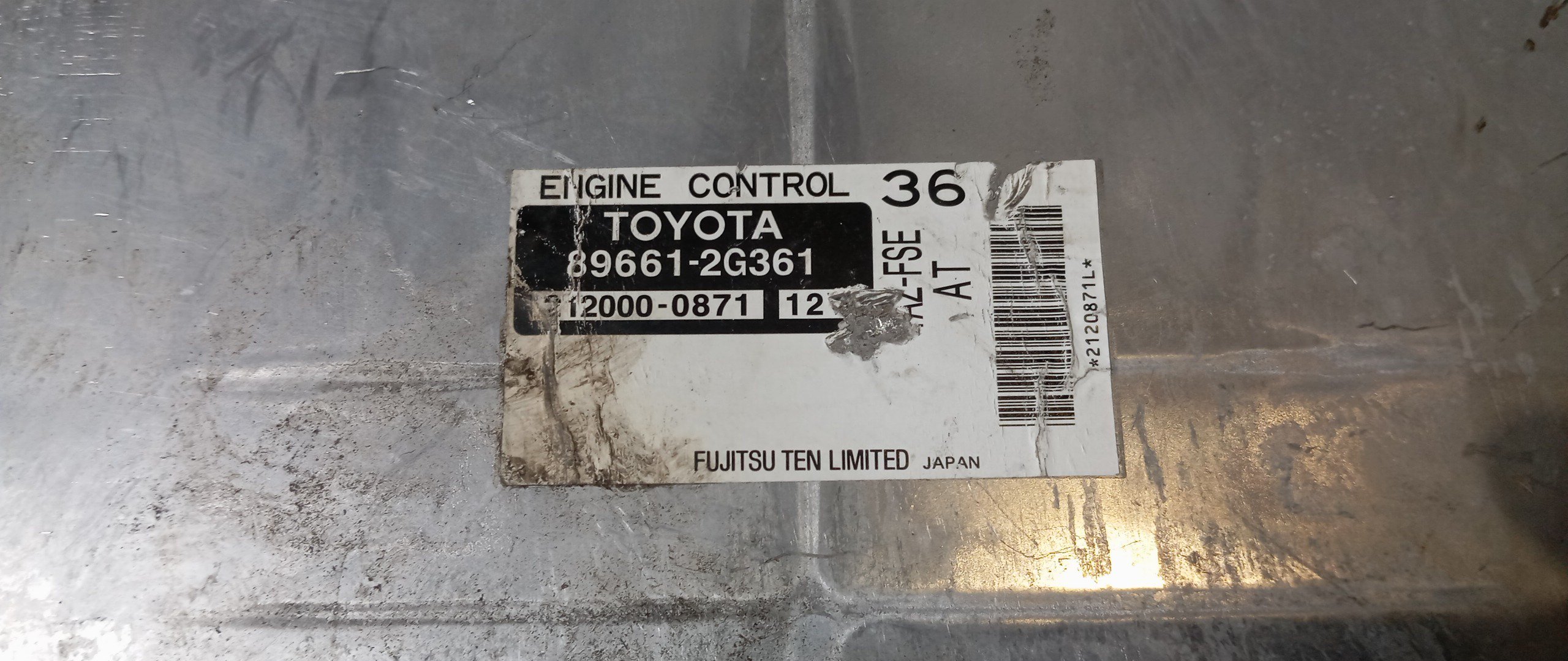 БЛОК EFI/TOY/AVENSIS/1AZ-FSE/AZT250/896612G361