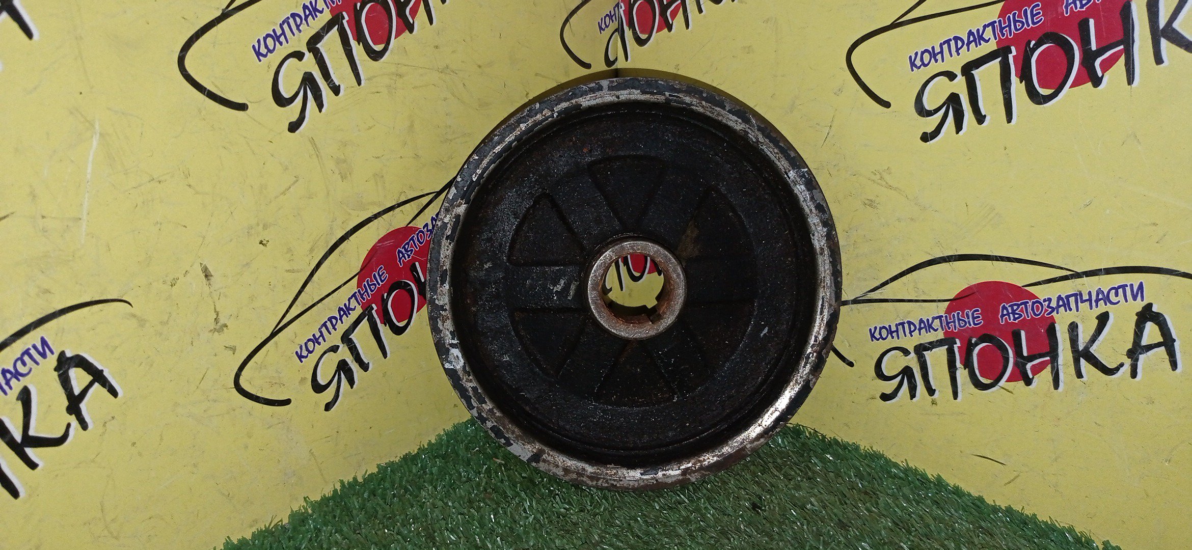 ШКИВ КОЛЕНВАЛА/NIS/GA13/GA15/GA16/2 РЕМНЯ/4*4 РУЧ.