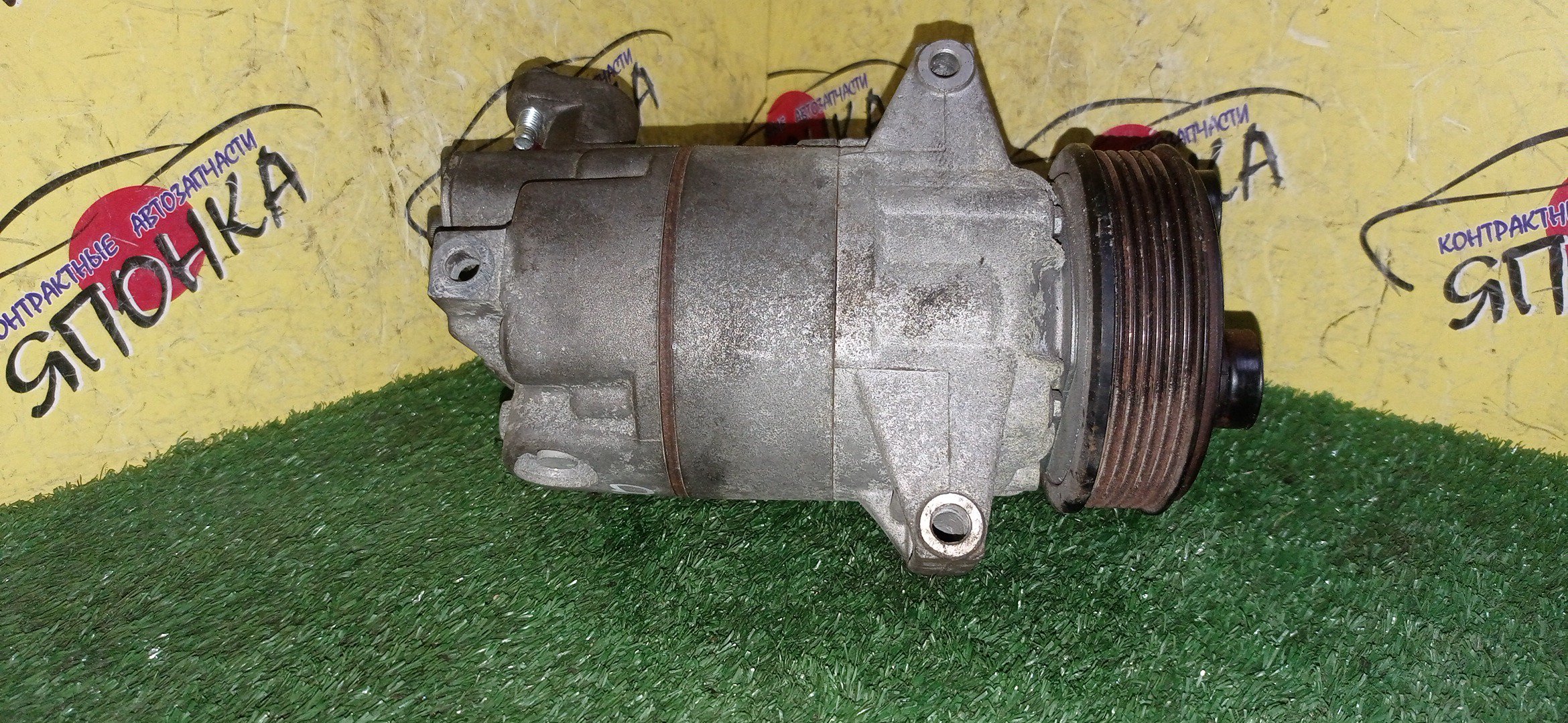 КОМПРЕССОР КОНДИЦИОНЕРА/NIS/MR20-DE/BLUEBIRD SYLPHY/KG11/6 РУЧ./ТРУБКИ СЗАДИ