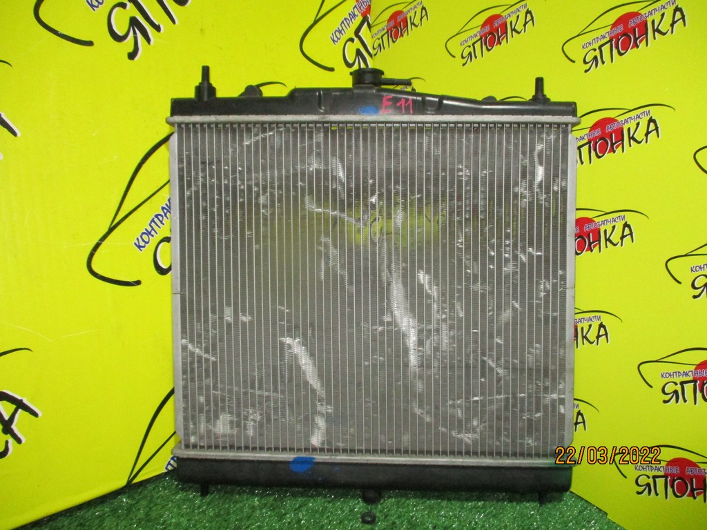 РАДИАТОР ДВИГАТЕЛЯ/NIS/CUBE/MARCH/MICRA/NOTE/AK12/BGZ11/BK12/BNK12/BNZ11/BZ11/E11/YGNZ11/YGZ11/YK12/YZ11/CR12-DE/CR14-DE/HR15/ATM/БЕЗ ТРУБОК