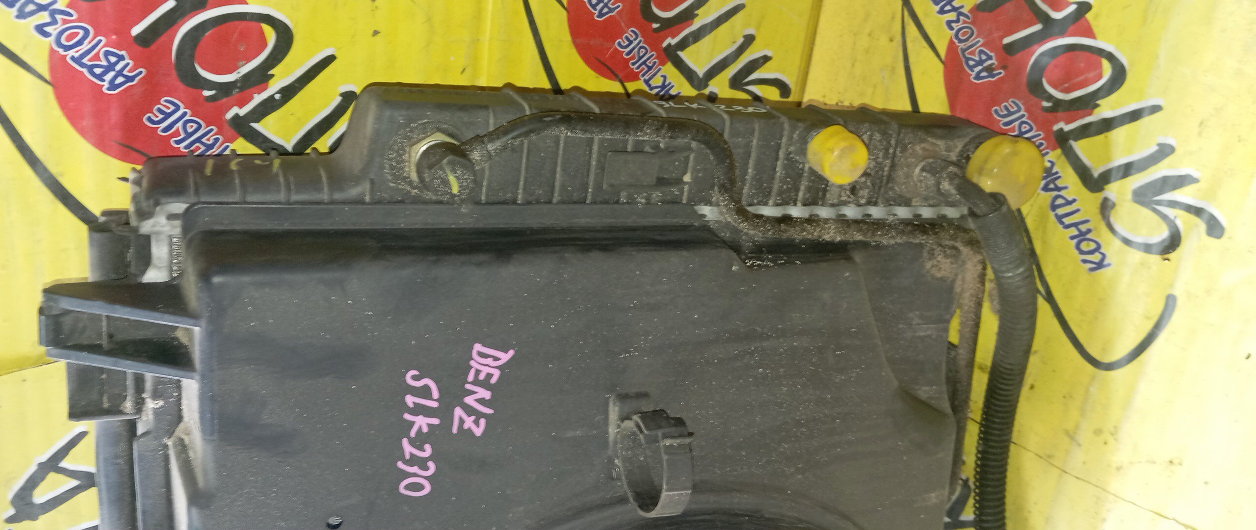 РАДИАТОР ДВИГАТЕЛЯ/MERC/SL-CLASS/SLK-CLASS/R170/111973/С ДИФУЗОРОМ