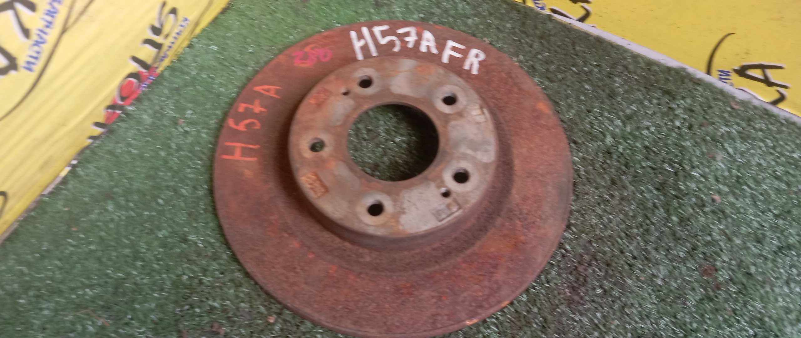 ТОРМОЗНОЙ ДИСК/MMC/PAJERO JUNIOR/H57A/НЕ ВЕНТИЛИРУЕМЫЕ/280ММ/F