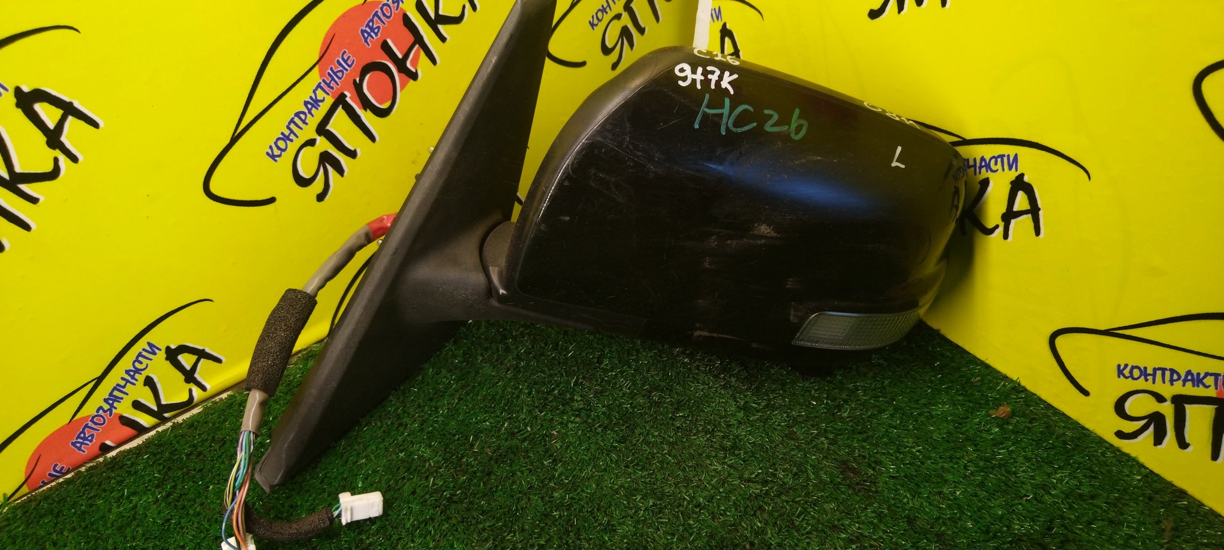 ЗЕРКАЛО/NIS/SERENA/C26/NC26/9*7КОНТ./L/С ПОВТОРИТЕЛЕМ/КАМЕРОЙ