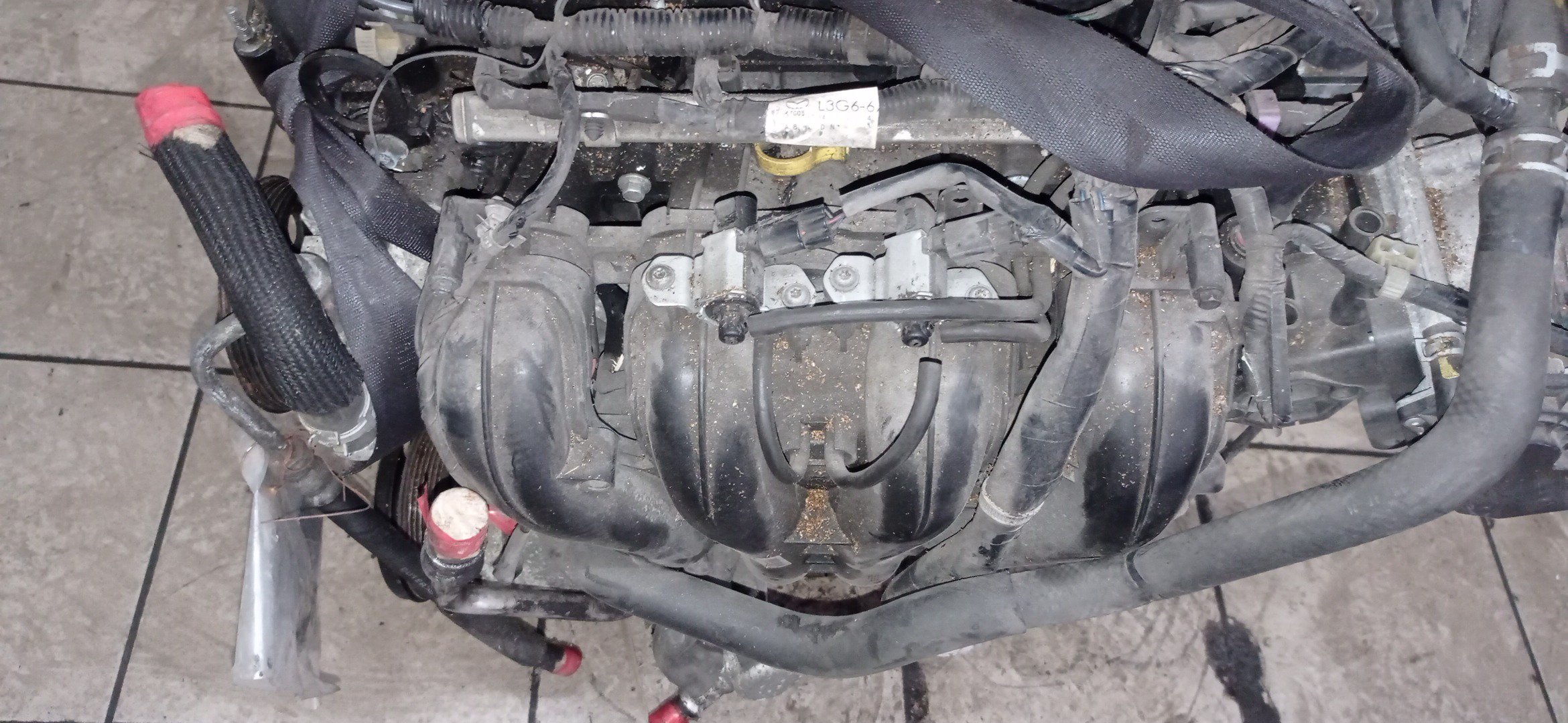 ДВС/MAZ/L3-VE/ATENZA/ATENZA WAGON/AXELA/MAZDA6/PREMACY/BK3P/CR3W/GG3P/GG3S/GY3W/LY3P/КАТУШКИ СВЕРХУ/ДАТЧИК VVTI/ЩУП ЧЕРЕЗ ГОЛОВУ/КОМПРЕССОР СБОКУ