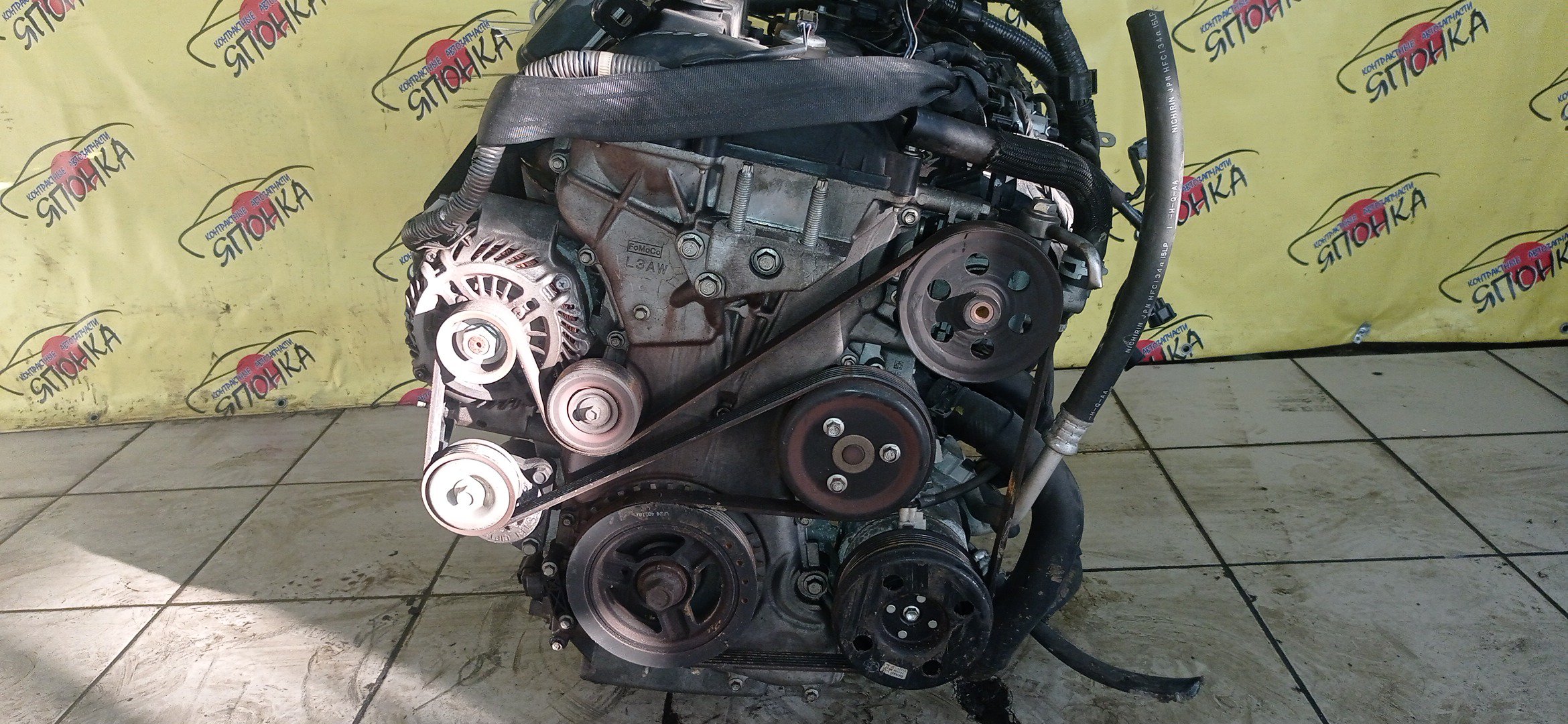 ДВС/MAZ/L3-VE/BLACK/ATENZA/ATENZA WAGON/AXELA/MAZDA6/PREMACY/BK3P/CR3W/GG3P/GG3S/GY3W/LY3P/КАТУШКИ СВЕРХУ/ДАТЧИК VVTI/ЩУП ЧЕРЕЗ ГОЛОВУ/КОМПРЕССОР СБОКУ