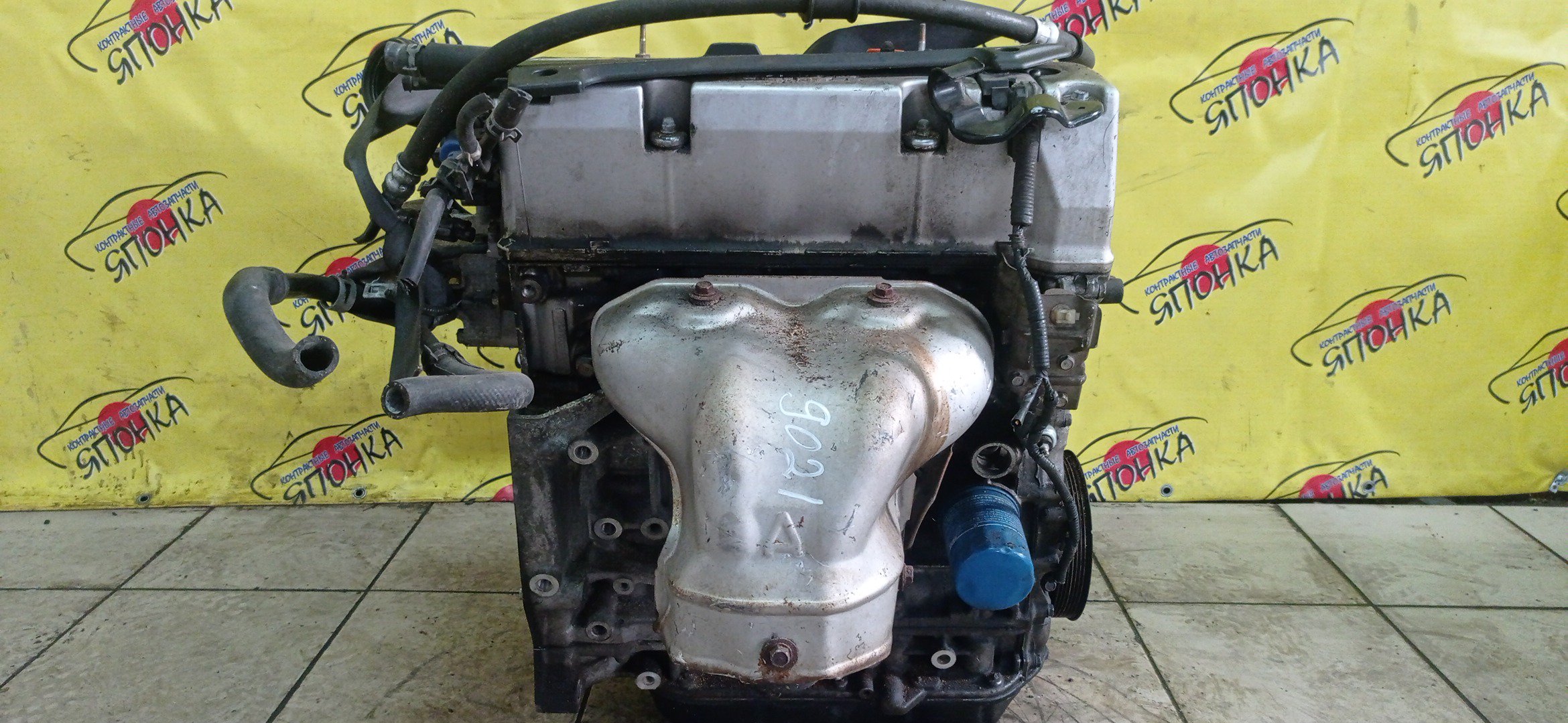 ДВС/HON/K24A/ЭЛЕКТРО ЗАСЛОНКА/МЕТАЛЛИЧЕСКИЙ КОЛЛЕКТОР/11000RZA801