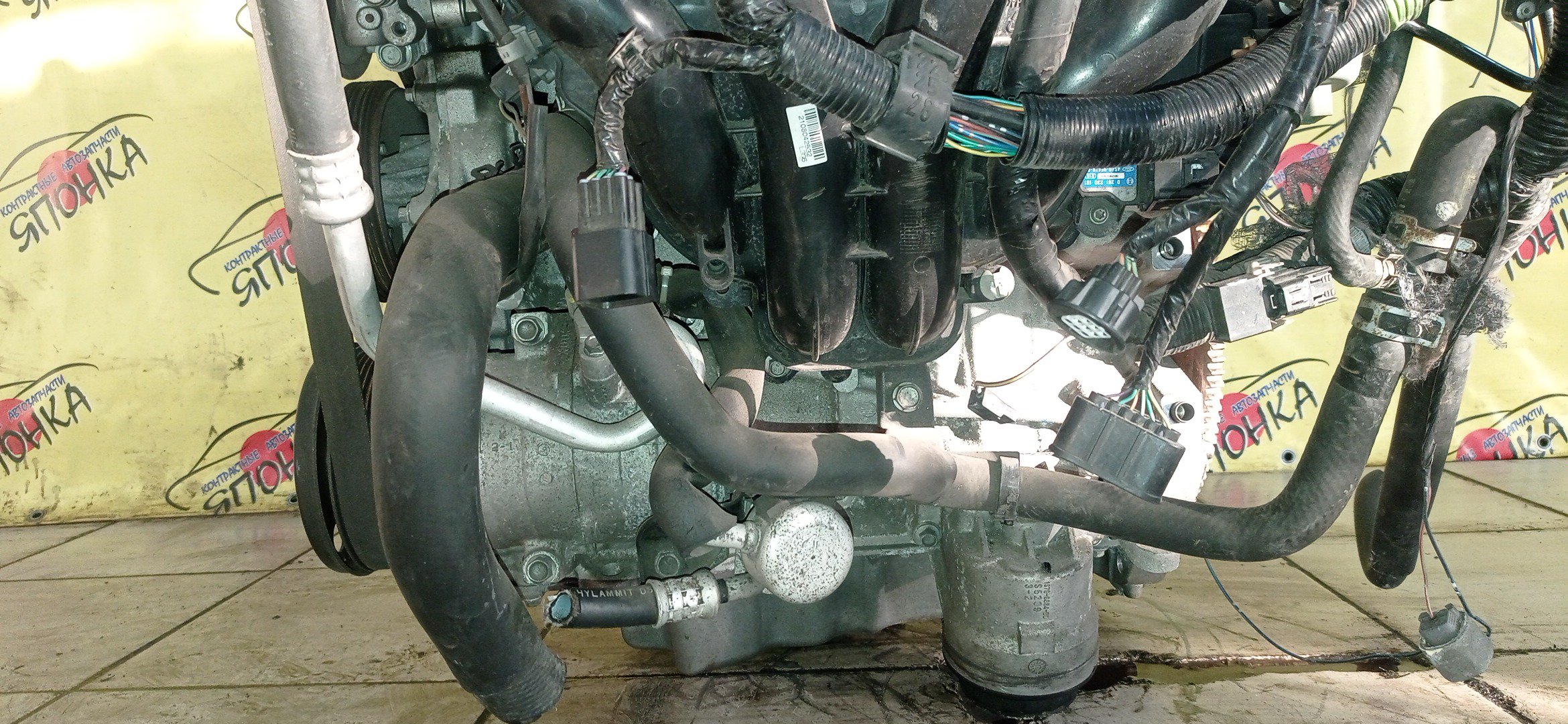 ДВС/MAZ/L3-VE/BLACK/ATENZA/ATENZA WAGON/AXELA/MAZDA6/PREMACY/BK3P/CR3W/GG3P/GG3S/GY3W/LY3P/КАТУШКИ СВЕРХУ/ДАТЧИК VVTI/ЩУП ЧЕРЕЗ ГОЛОВУ/КОМПРЕССОР СБОКУ