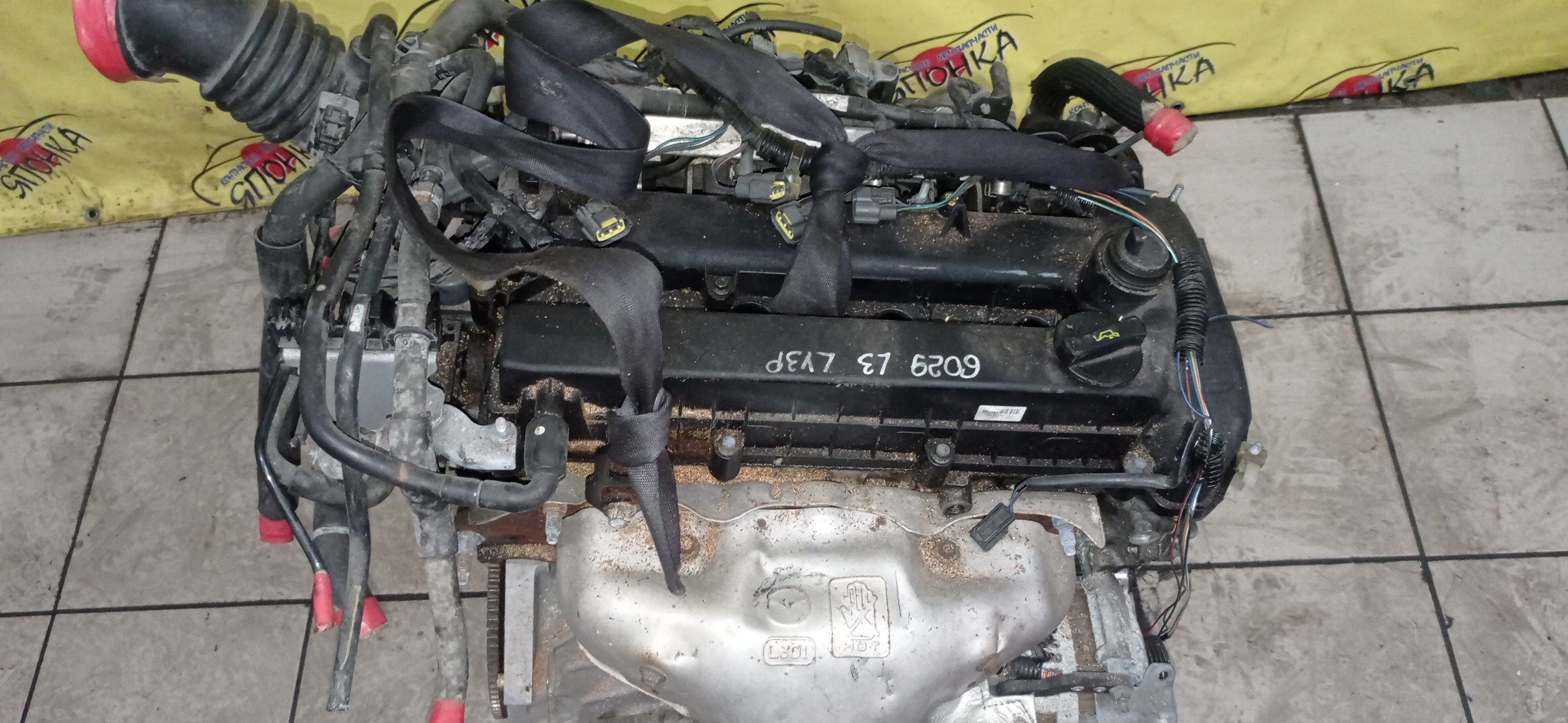 ДВС/MAZ/L3-VE/ATENZA/ATENZA WAGON/AXELA/MAZDA6/PREMACY/BK3P/CR3W/GG3P/GG3S/GY3W/LY3P/КАТУШКИ СВЕРХУ/ДАТЧИК VVTI/ЩУП ЧЕРЕЗ ГОЛОВУ/КОМПРЕССОР СБОКУ